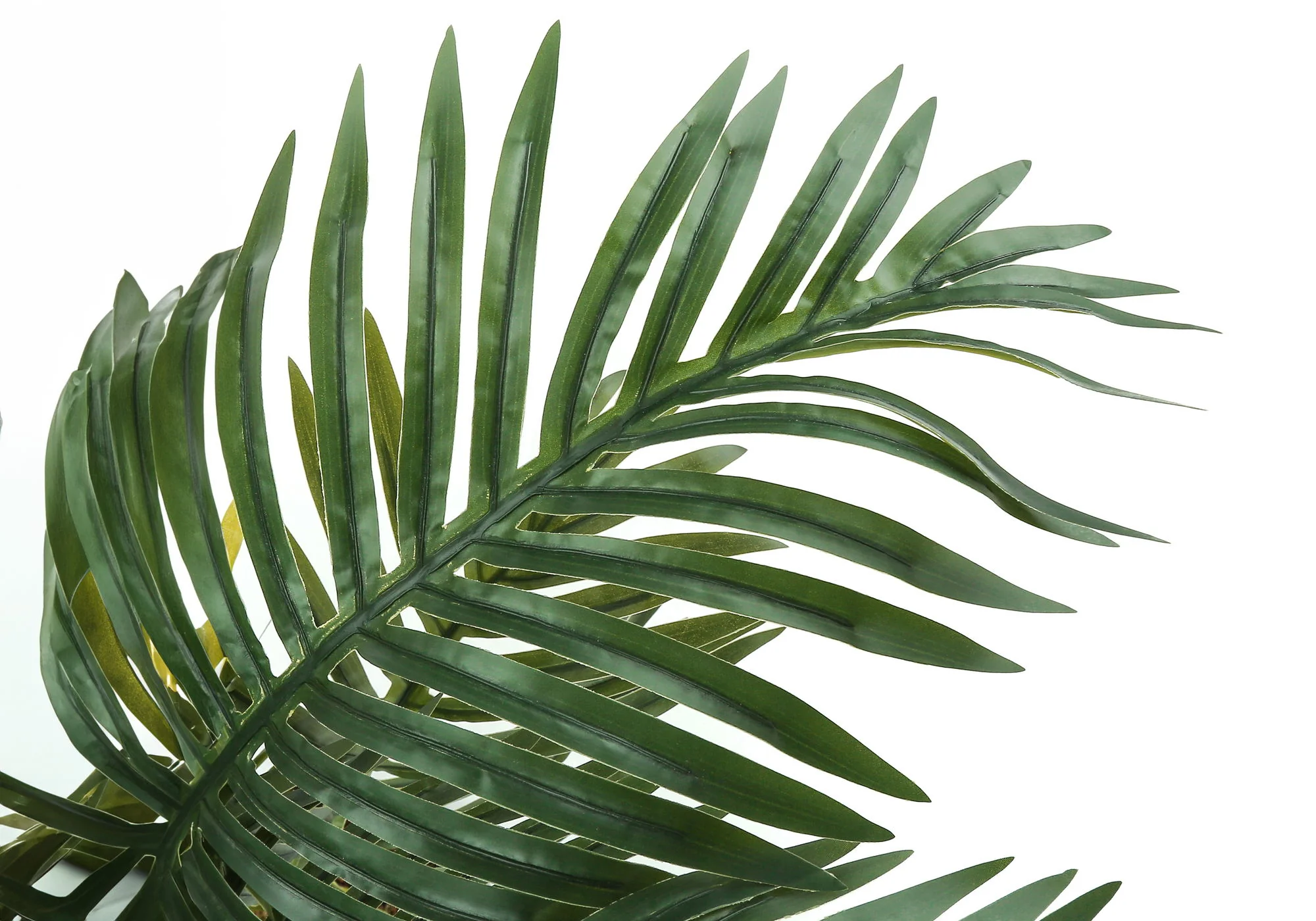 34" Tall, Artificial Plant, Palm Tree, Indoor, Faux, Fake, Floor, Greenery, Potted, Real Touch, Decorative - Green / Black - Image 3