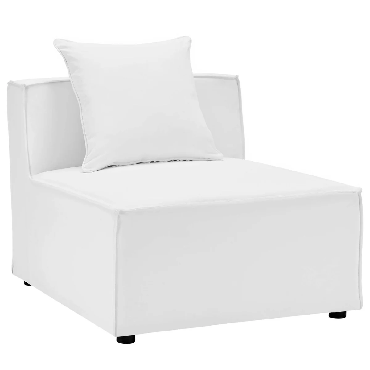 35" 4-Piece Modern Upholstered Outdoor Sectional Sofa – Weather-Resistant Modular Design - Image 24