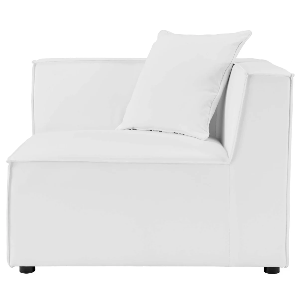 35" 4-Piece Modern Upholstered Outdoor Sectional Sofa – Weather-Resistant Modular Design - Image 25