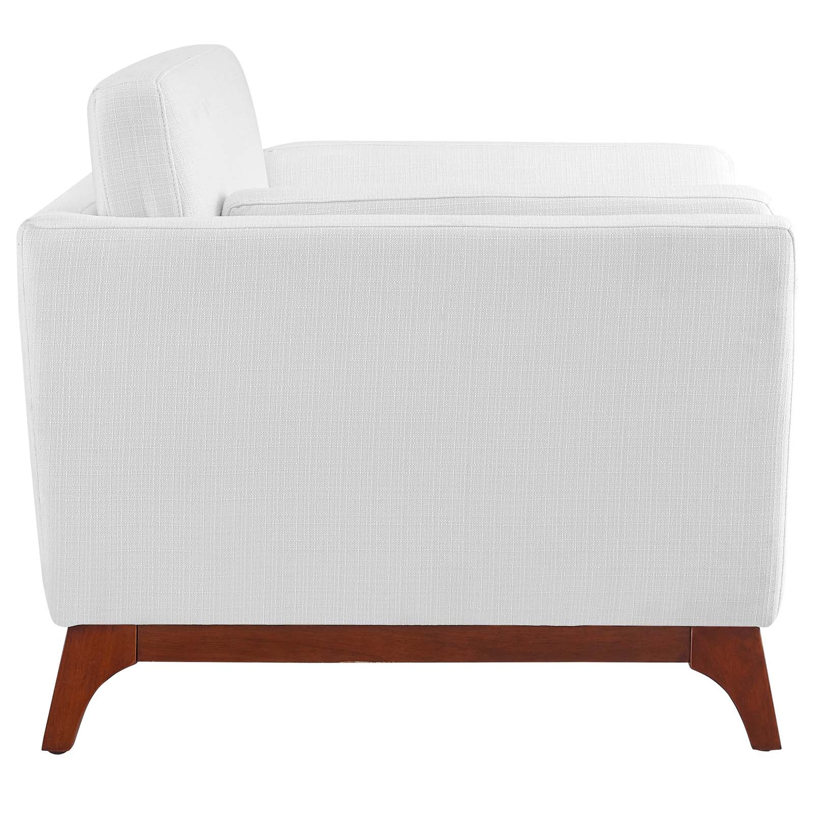 35 Inch Upholstered Fabric Armchair - Image 12