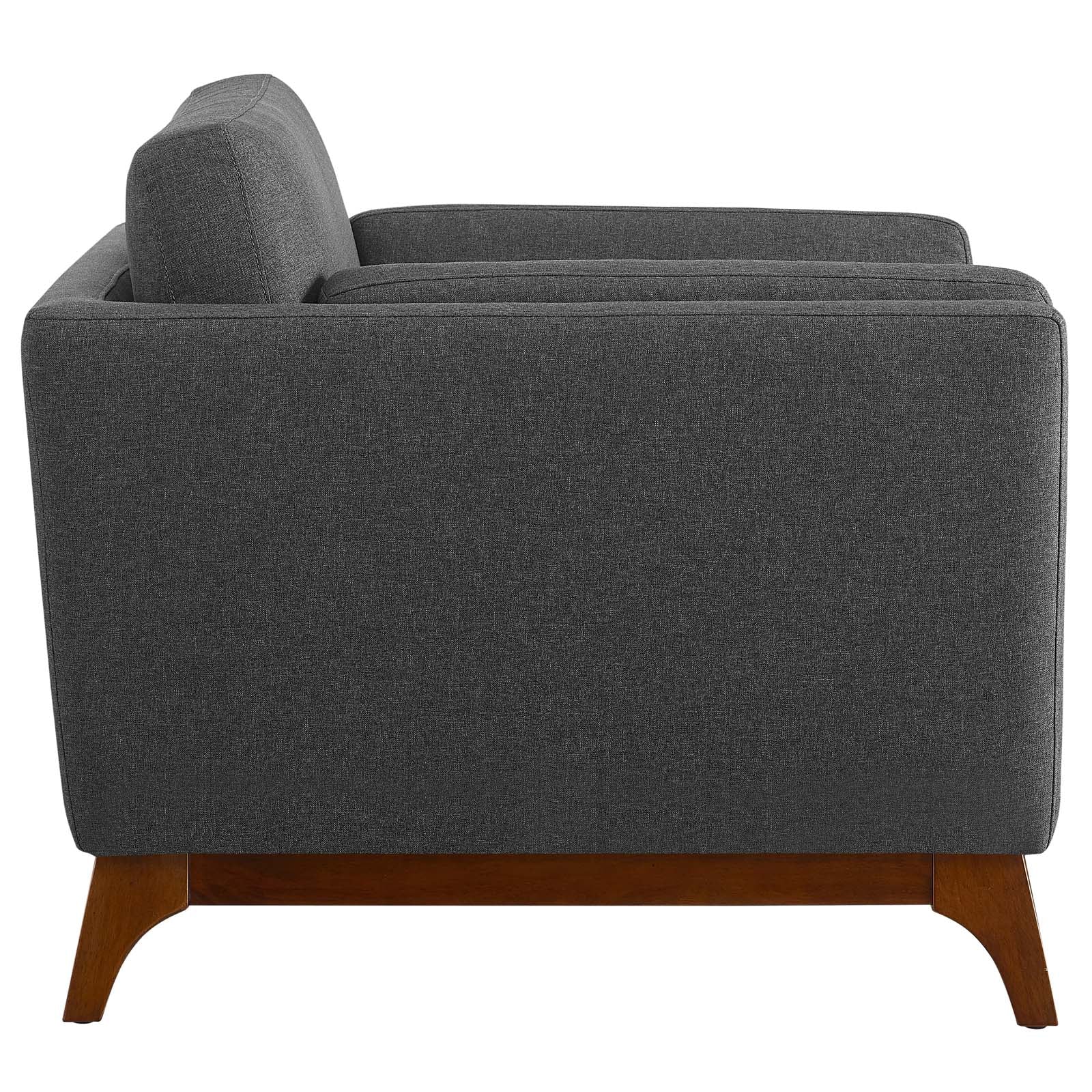 35 Inch Upholstered Fabric Armchair - Image 7