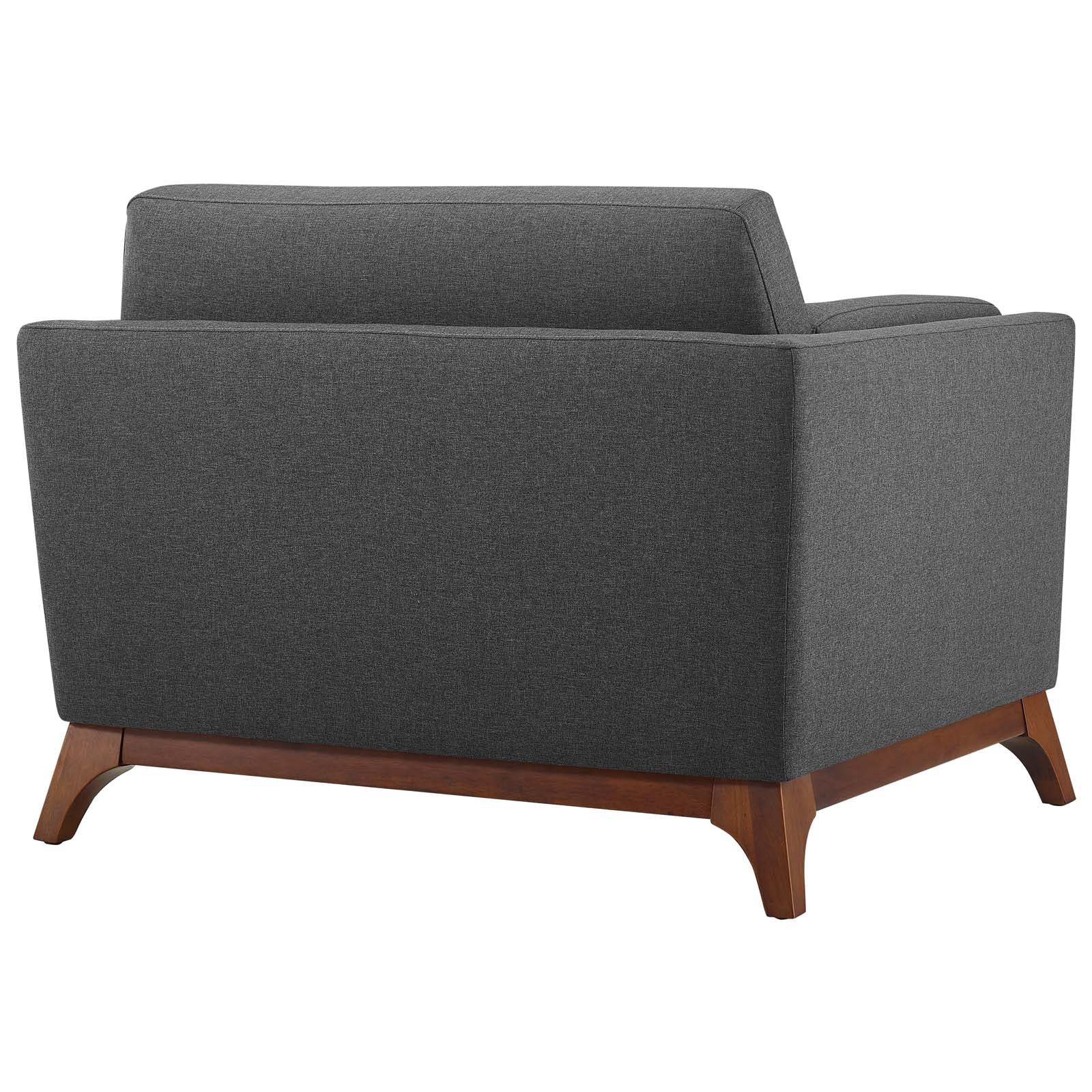 35 Inch Upholstered Fabric Armchair - Image 8