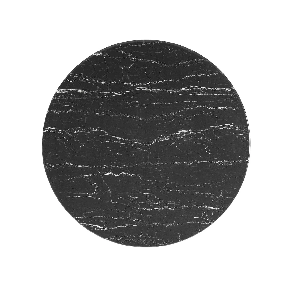 36 Inch Round Artificial Marble Pedestal Coffee Table - Image 12