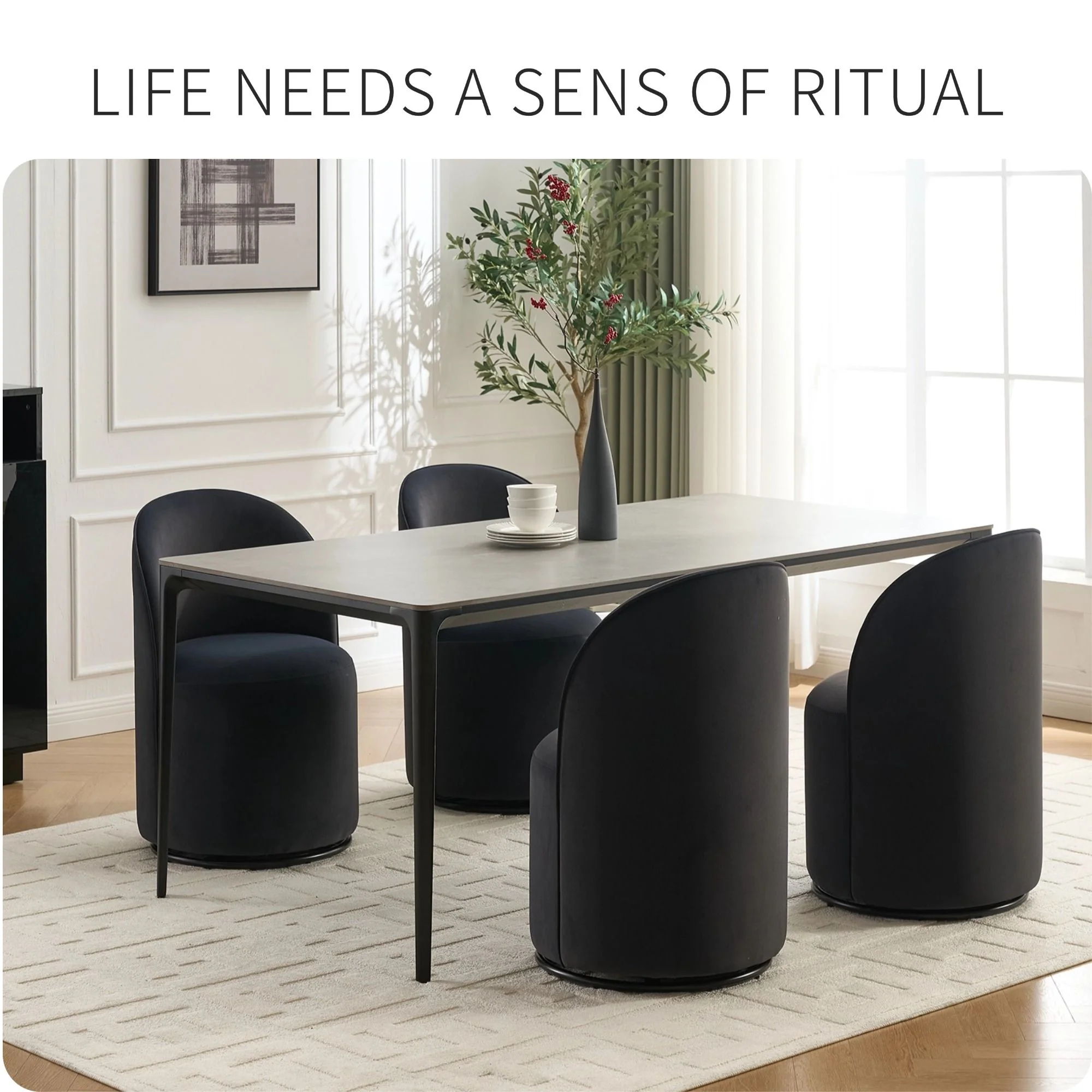 360 Degree Swivel Armless Dining Barrel Chair - Image 6