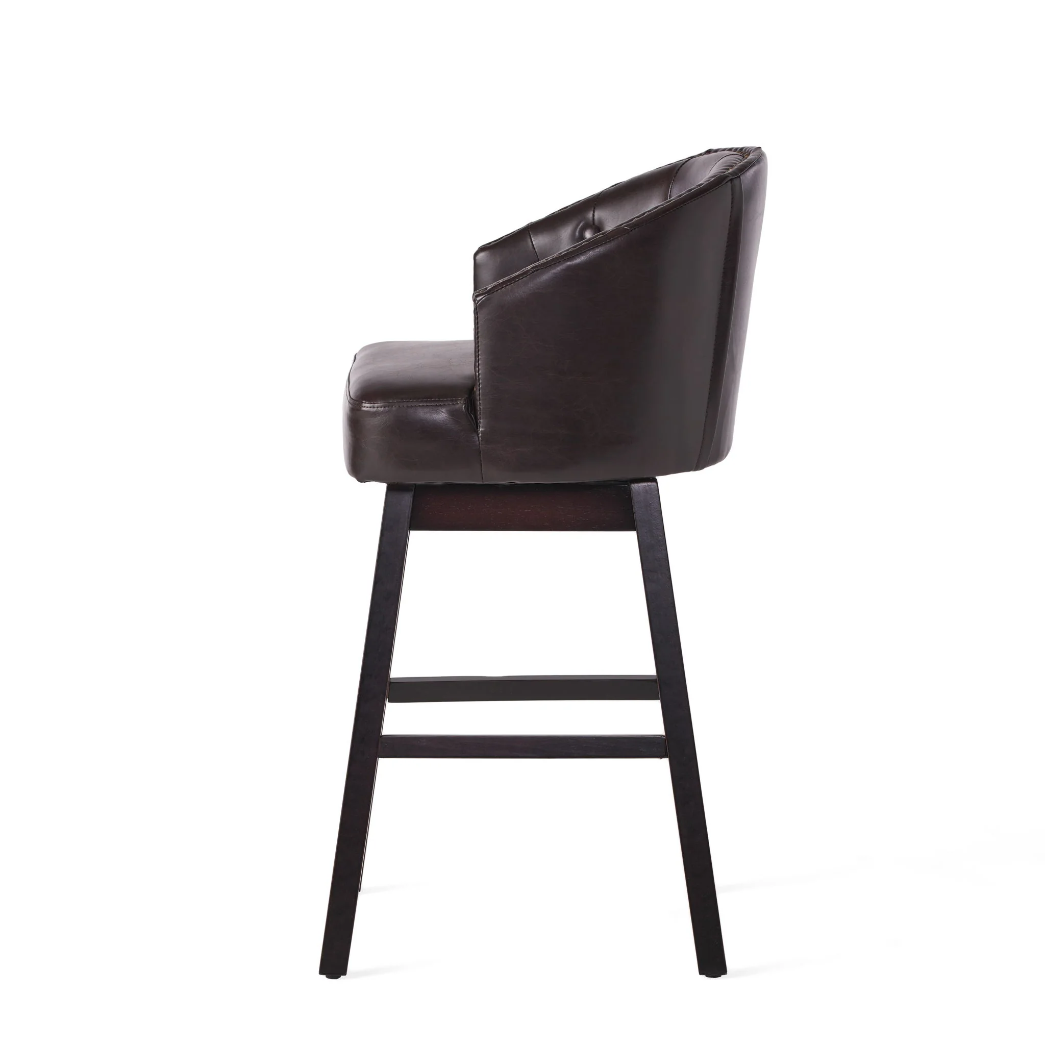 360 Degree Swivel Bar Stool With Stunning Nailhead Trim (Set of 2) - Image 18