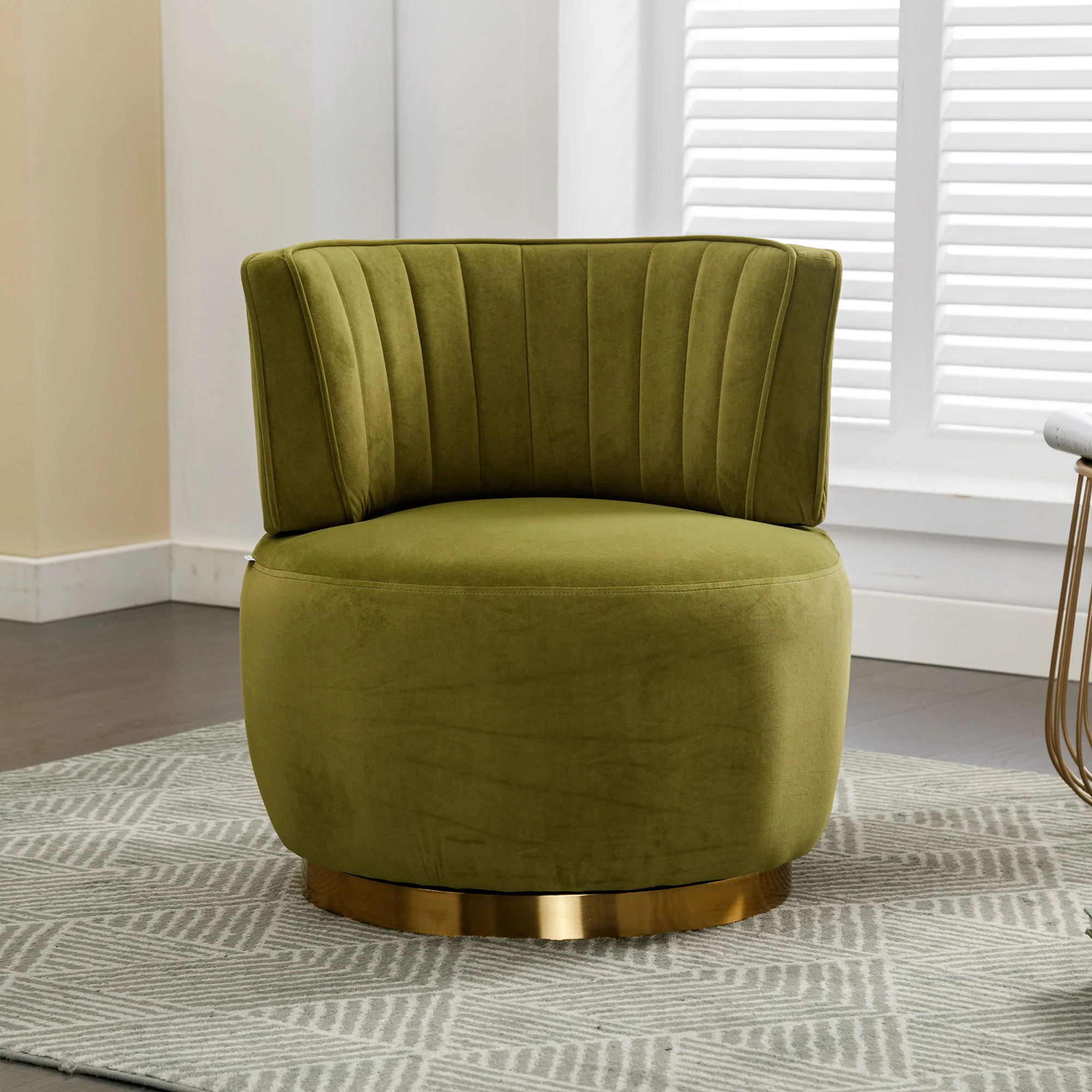 360 Degree Swivel Cuddle Barrel Accent Sofa Chair - Image 21