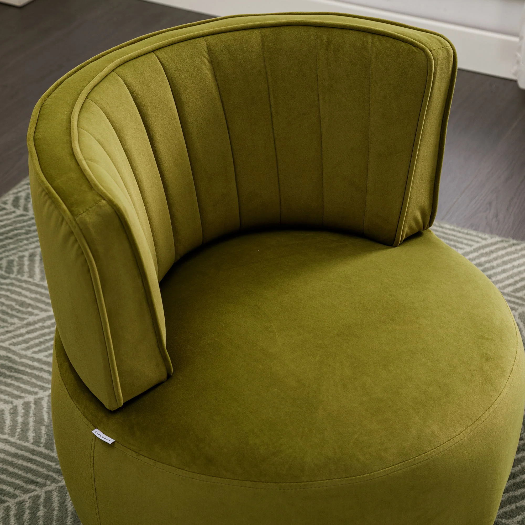 360 Degree Swivel Cuddle Barrel Accent Sofa Chair - Image 8