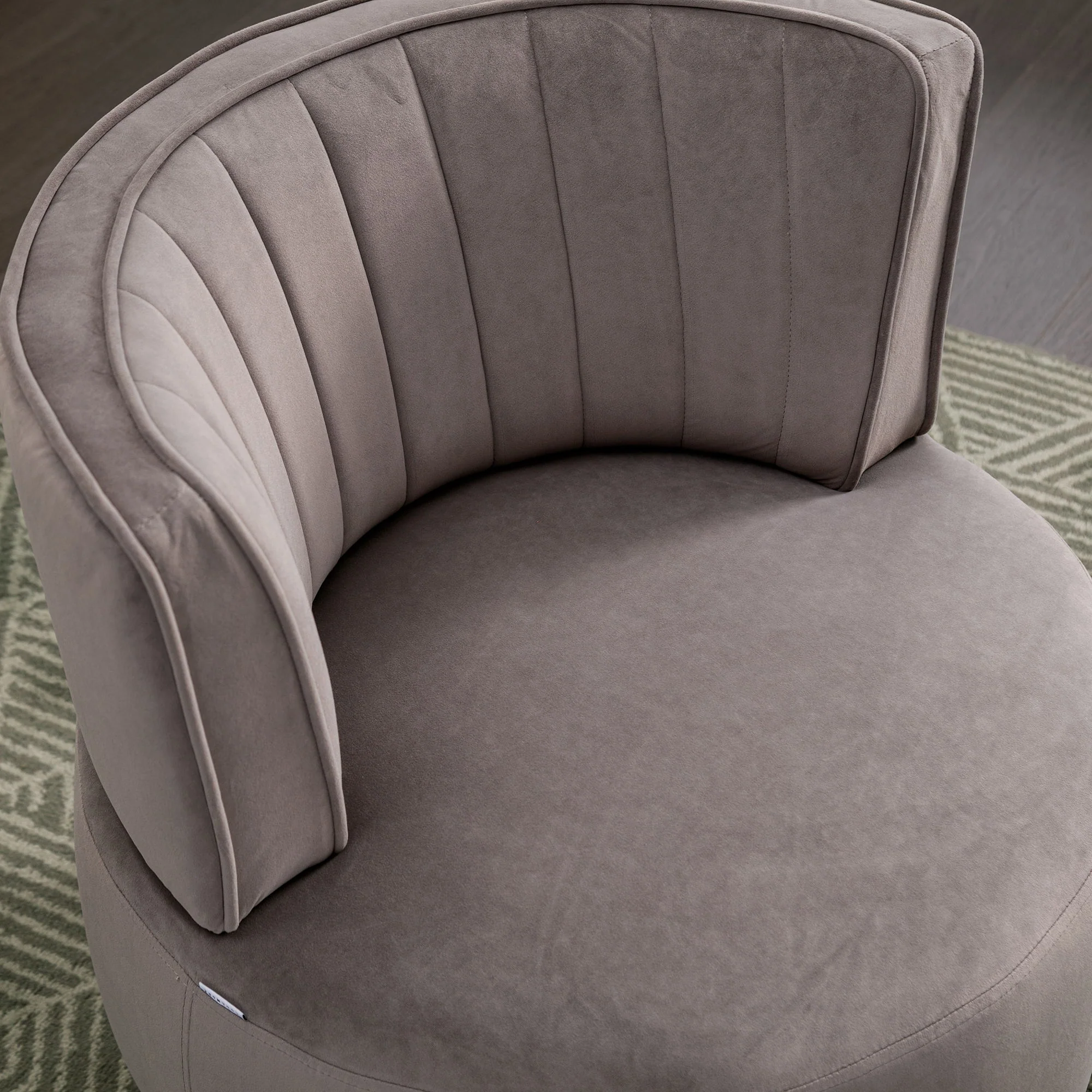 360 Degree Swivel Cuddle Barrel Accent Sofa Chair - Image 9