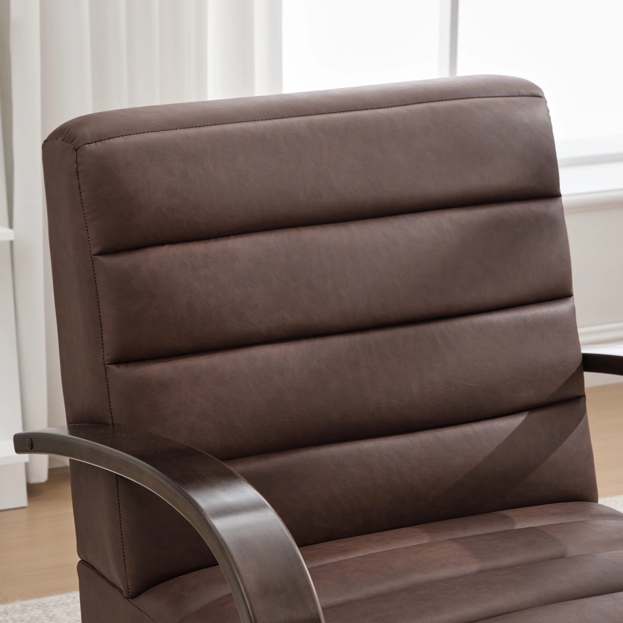 360° Swivel Accent Chair With Armrests, Comfy Lounge - Image 11