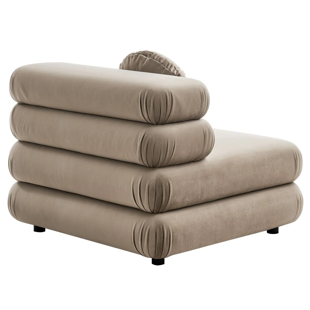 38 Inch Jubilee Performance Velvet Modular Armless Chair - Image 19