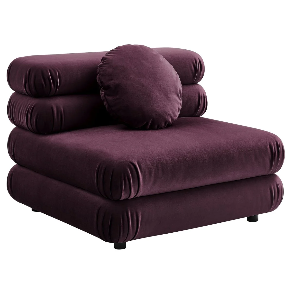 38 Inch Jubilee Performance Velvet Modular Armless Chair - Image 8
