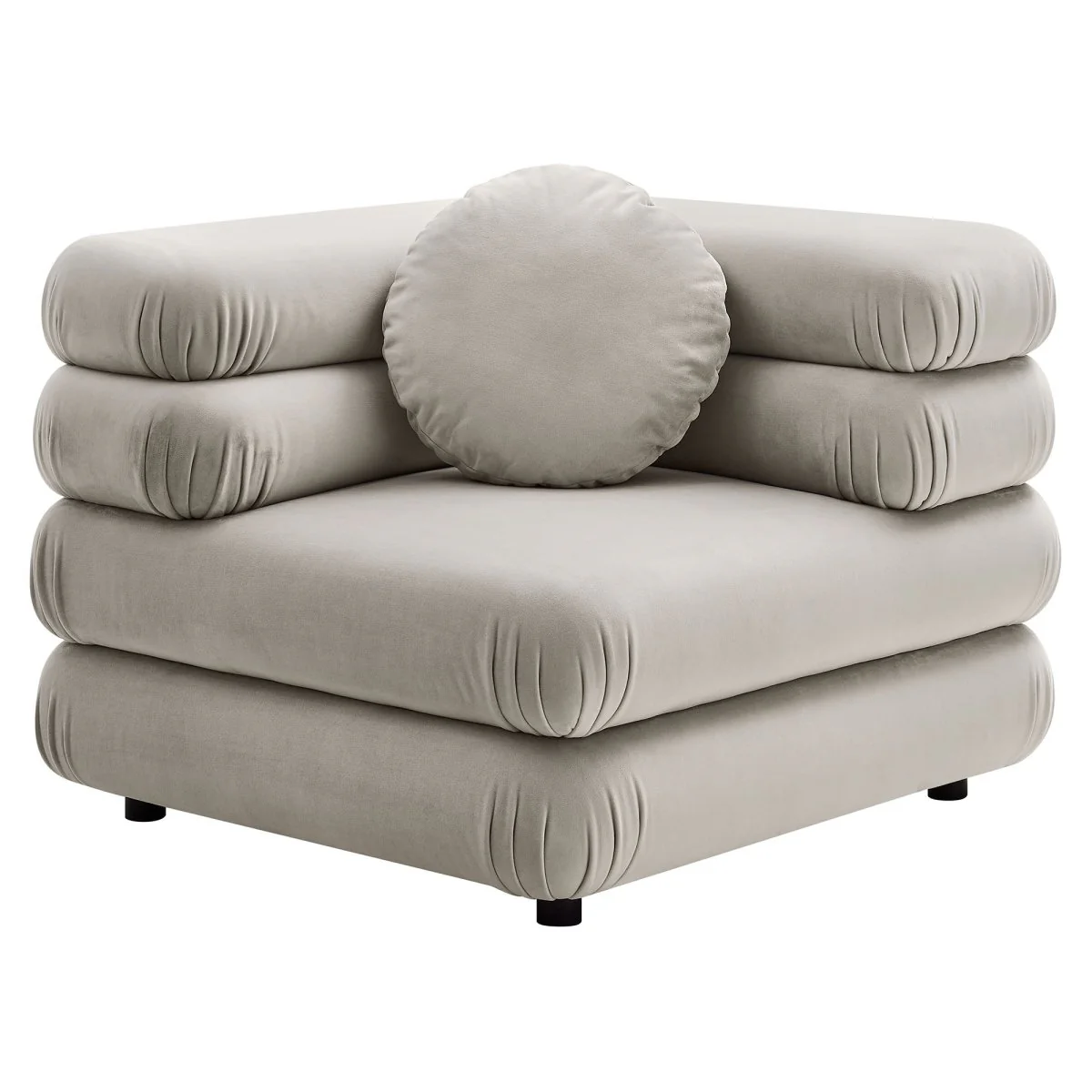 38 Inch Jubilee Performance Velvet Modular Corner Chair