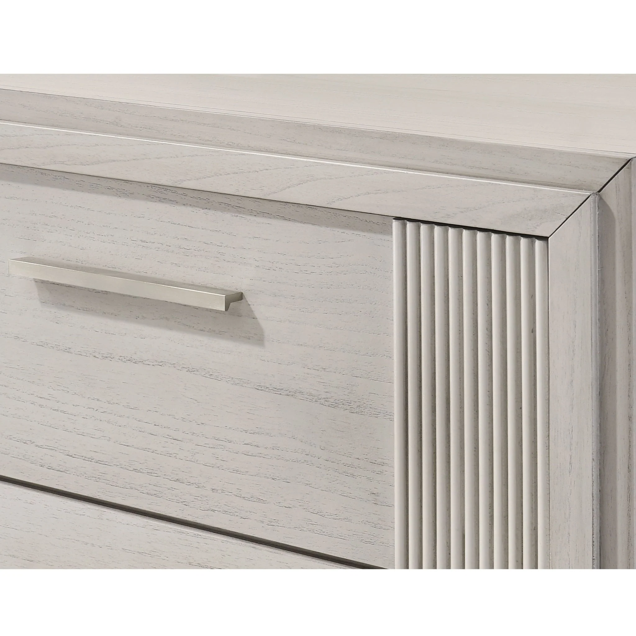 4 Drawer Tall Storage Chest Furniture - White - Image 2
