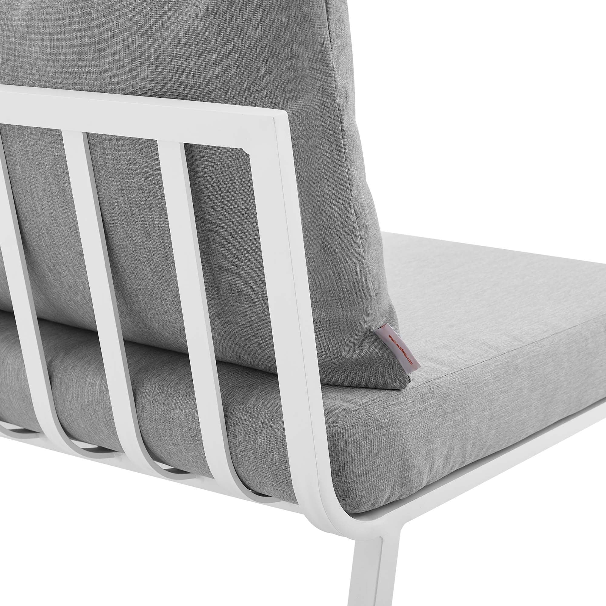4-Piece Aluminum Outdoor Patio Sectional Sofa Set with Cushions, Modular Seating - Image 24