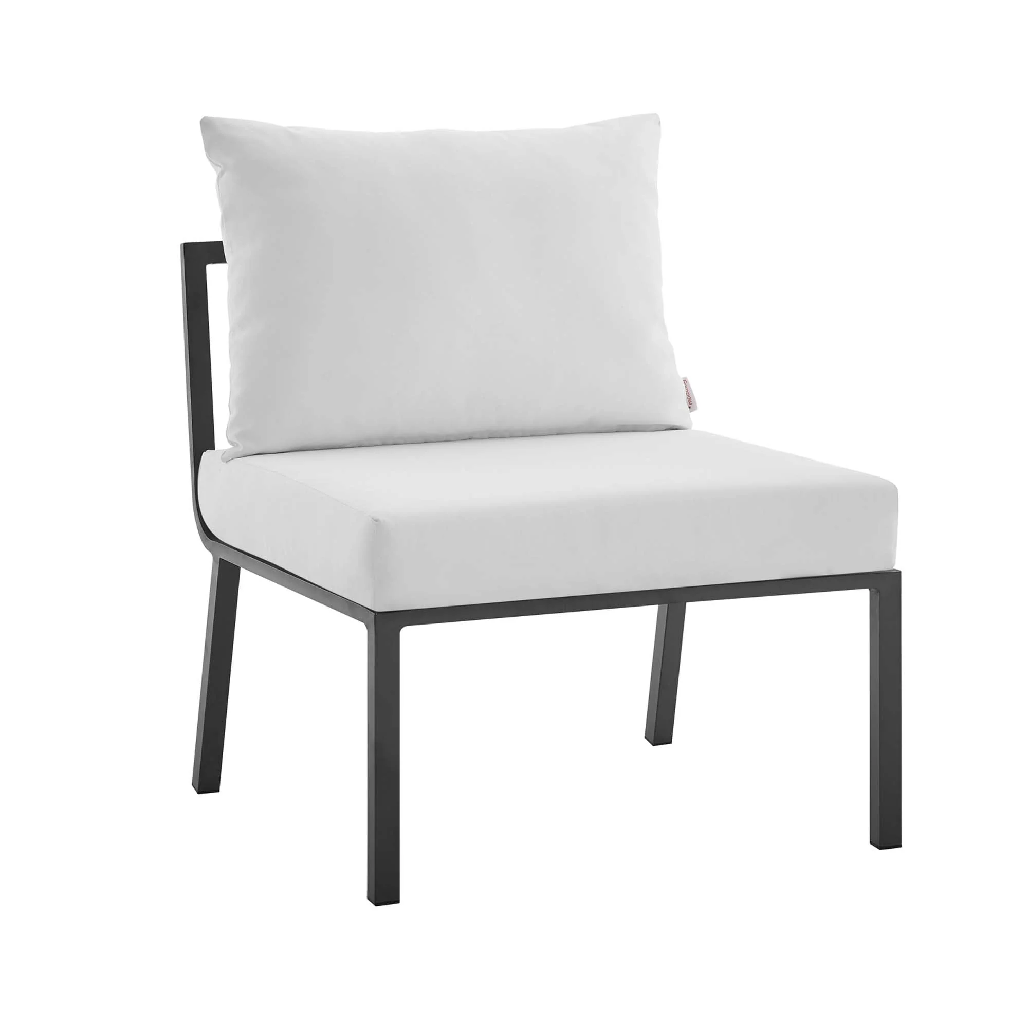 4-Piece Aluminum Outdoor Patio Sectional Sofa Set with Cushions, Modular Seating - Image 29