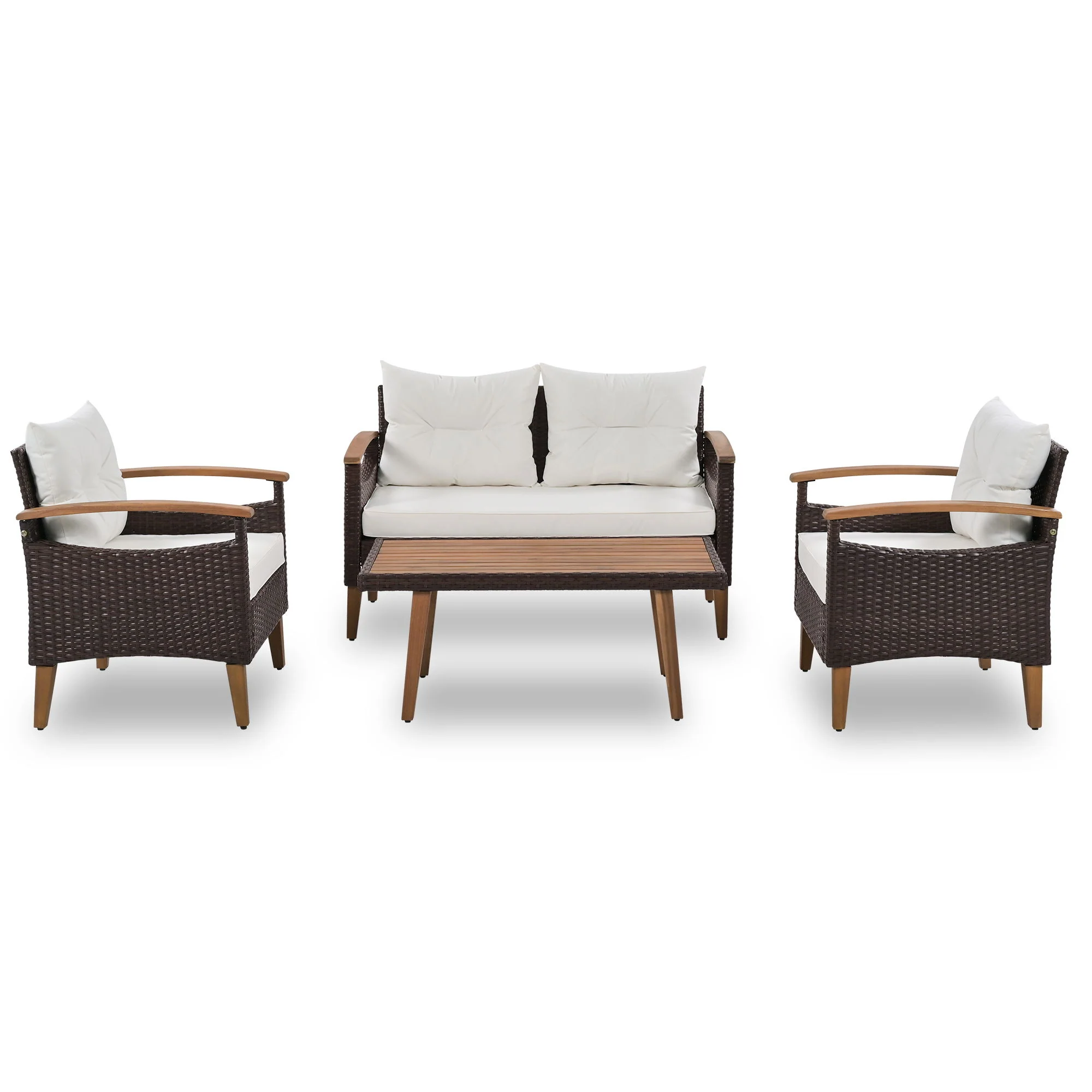 4 Piece Garden Furniture, Patio Seating Set - Image 2
