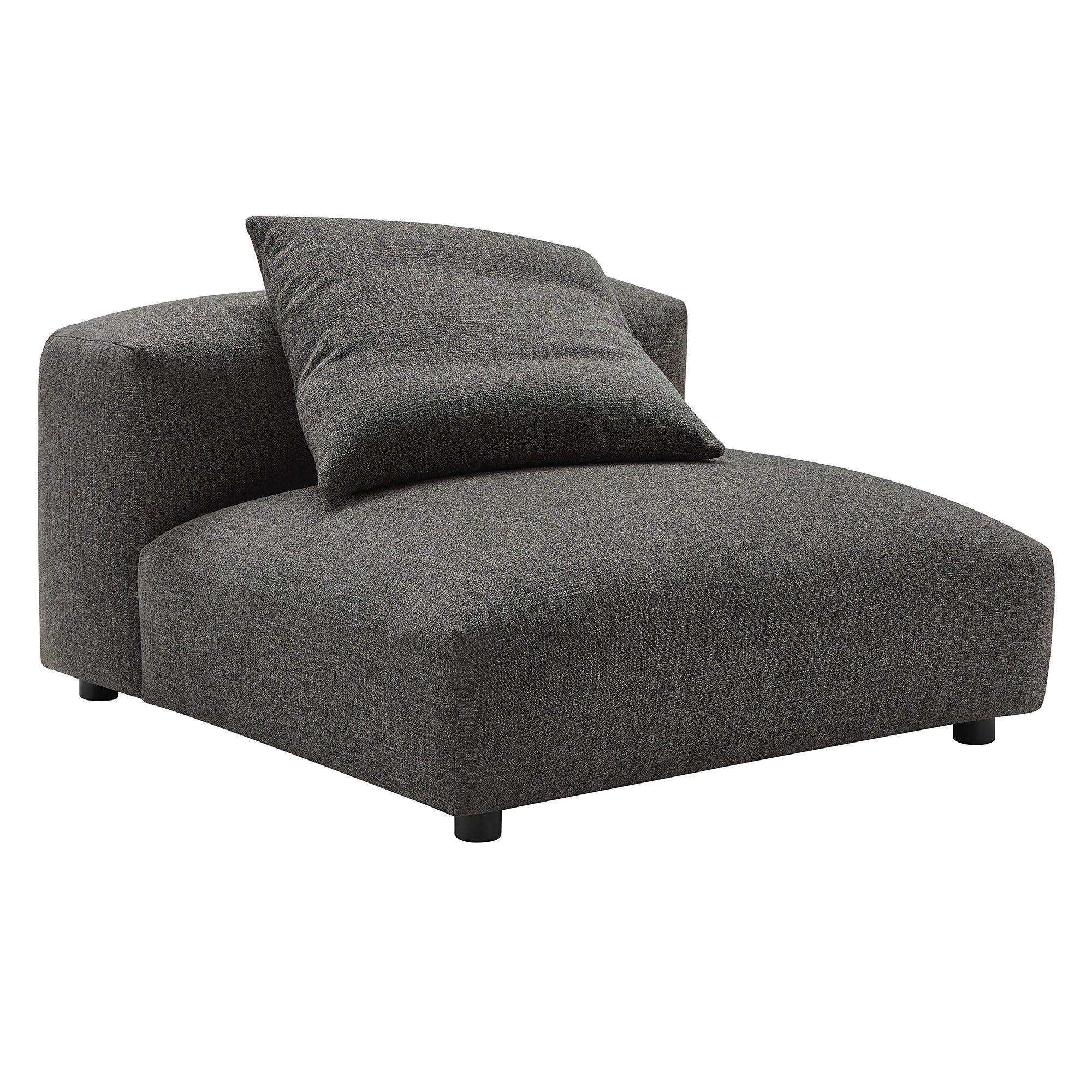 4-Piece Modular Upholstered Fabric Sectional Sofa With Ottoman - 148 Inch - Image 12