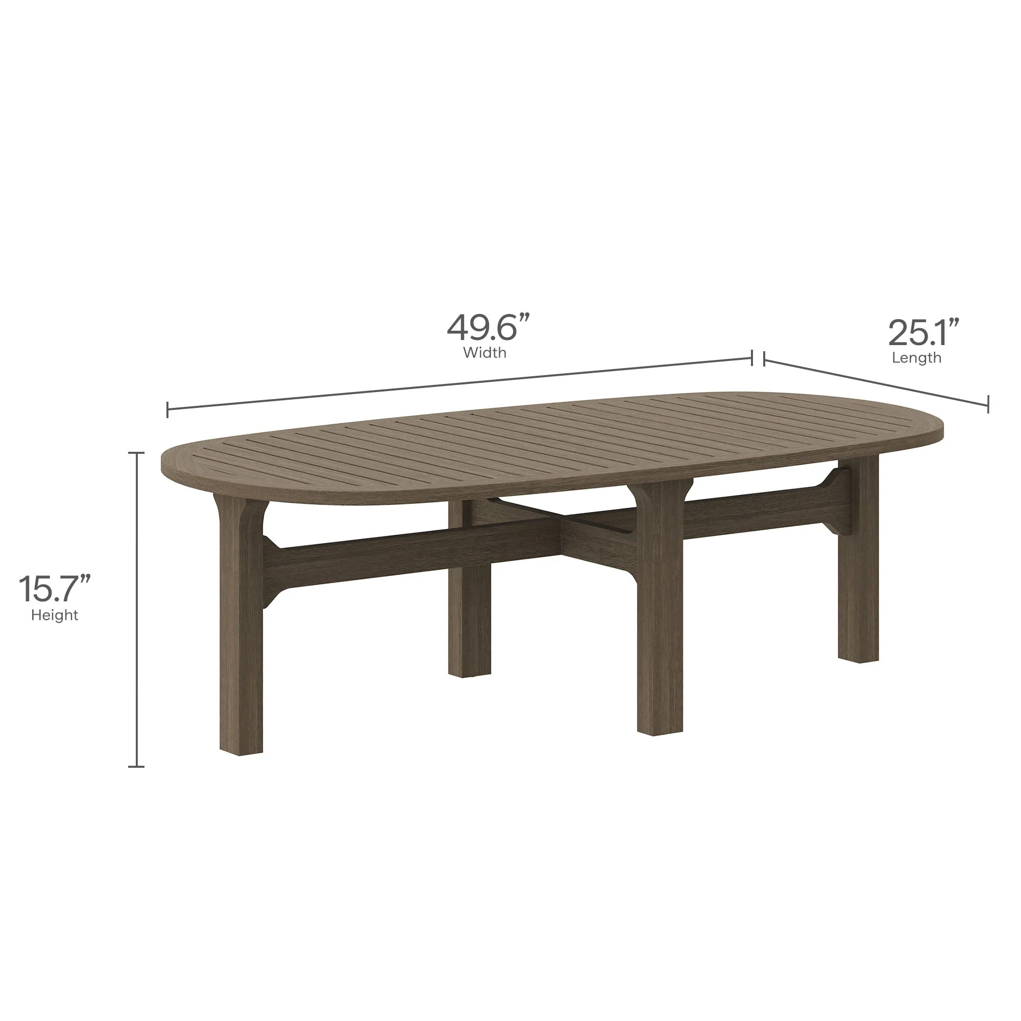 4-Piece Outdoor Teak Wood Patio Seating Set - Image 3