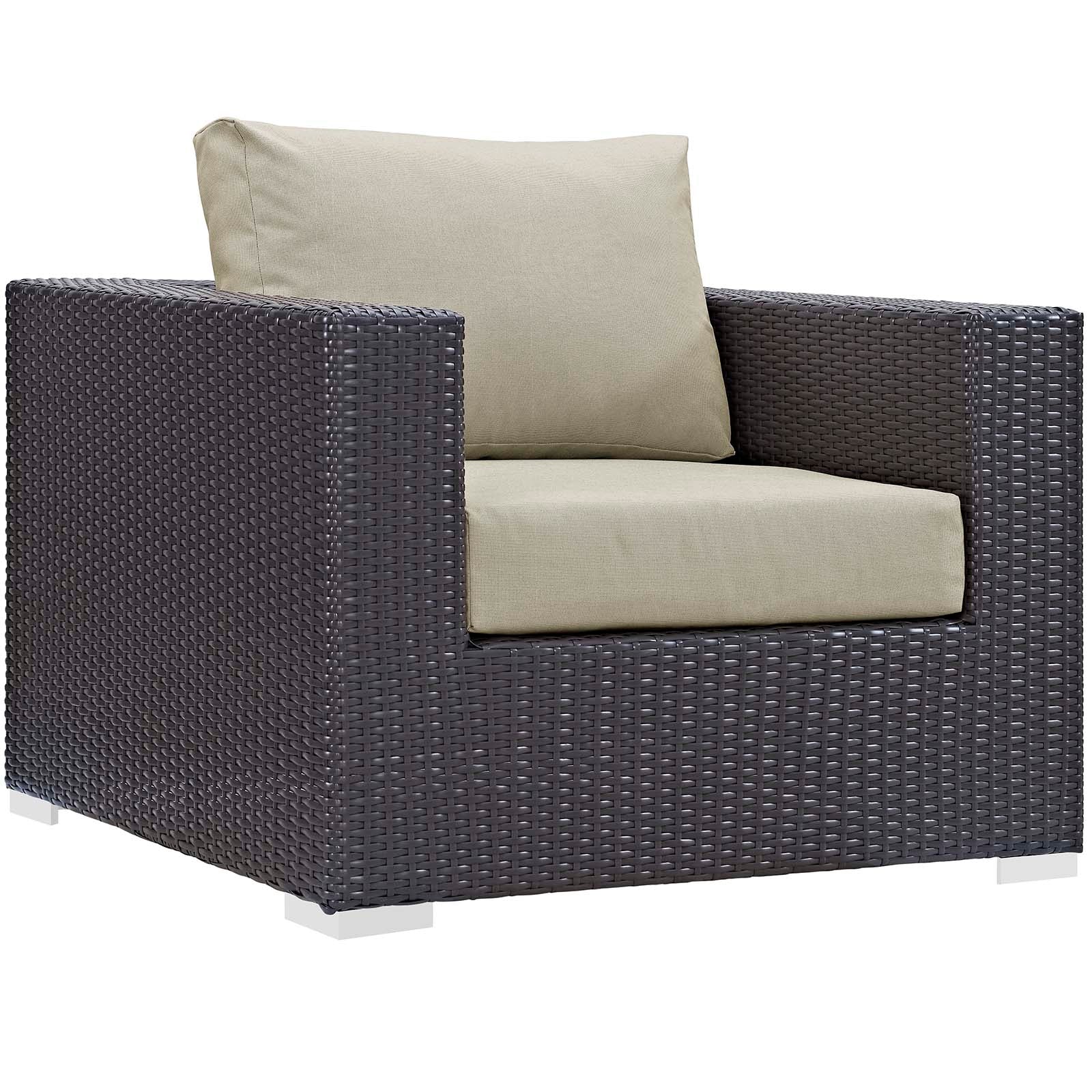 4-Piece Outdoor Wicker Patio Seating Set with Fire Pit Table and Cushions - Image 15
