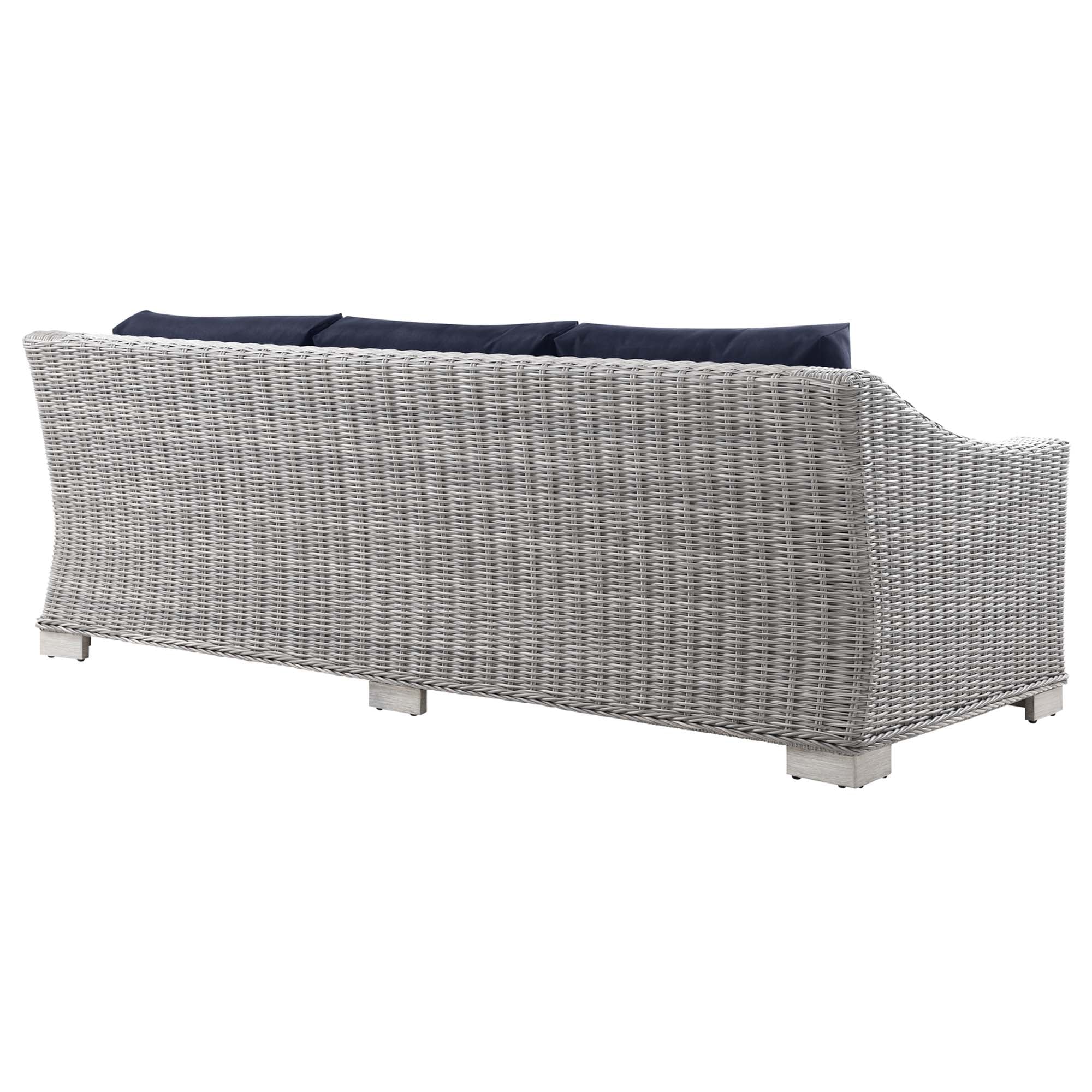 4-Piece Wicker Rattan Outdoor Patio Furniture Set with Cushions for Patio & Garden - Image 28