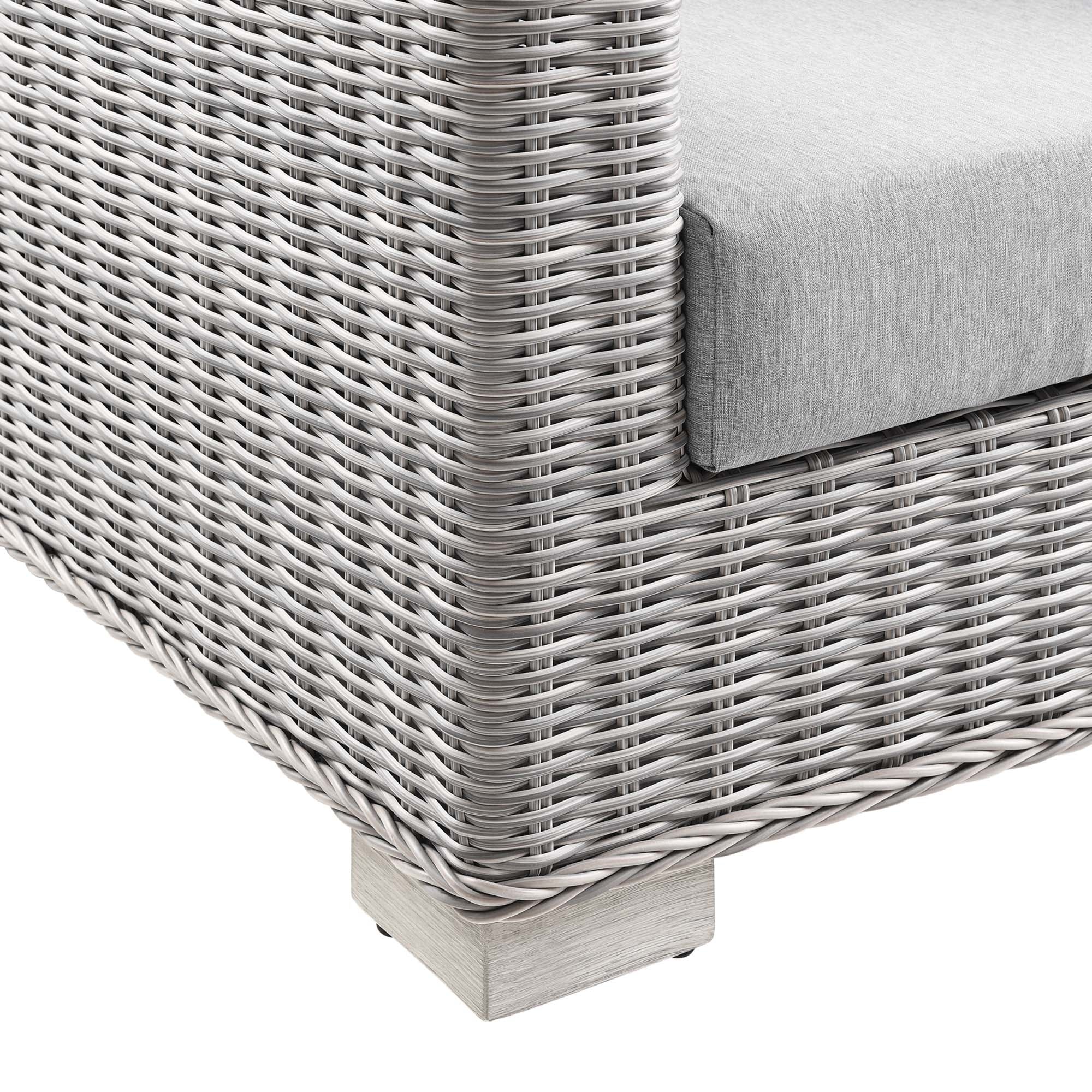 4-Piece Wicker Rattan Outdoor Patio Furniture Set with Cushions for Patio & Garden - Image 61