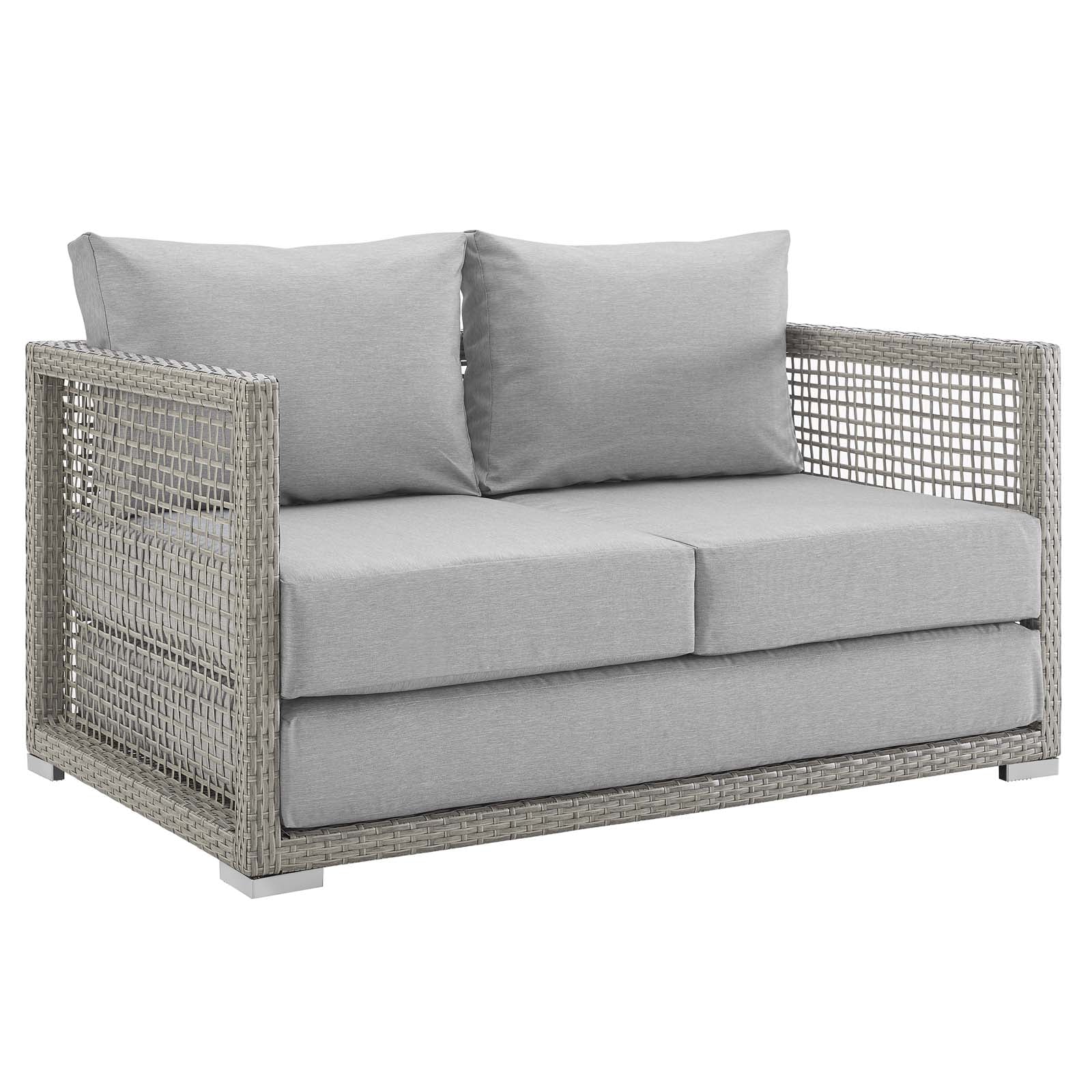 4-Piece Wicker Rattan Outdoor Patio Set for Garden, Deck and Balcony Seating - Image 25