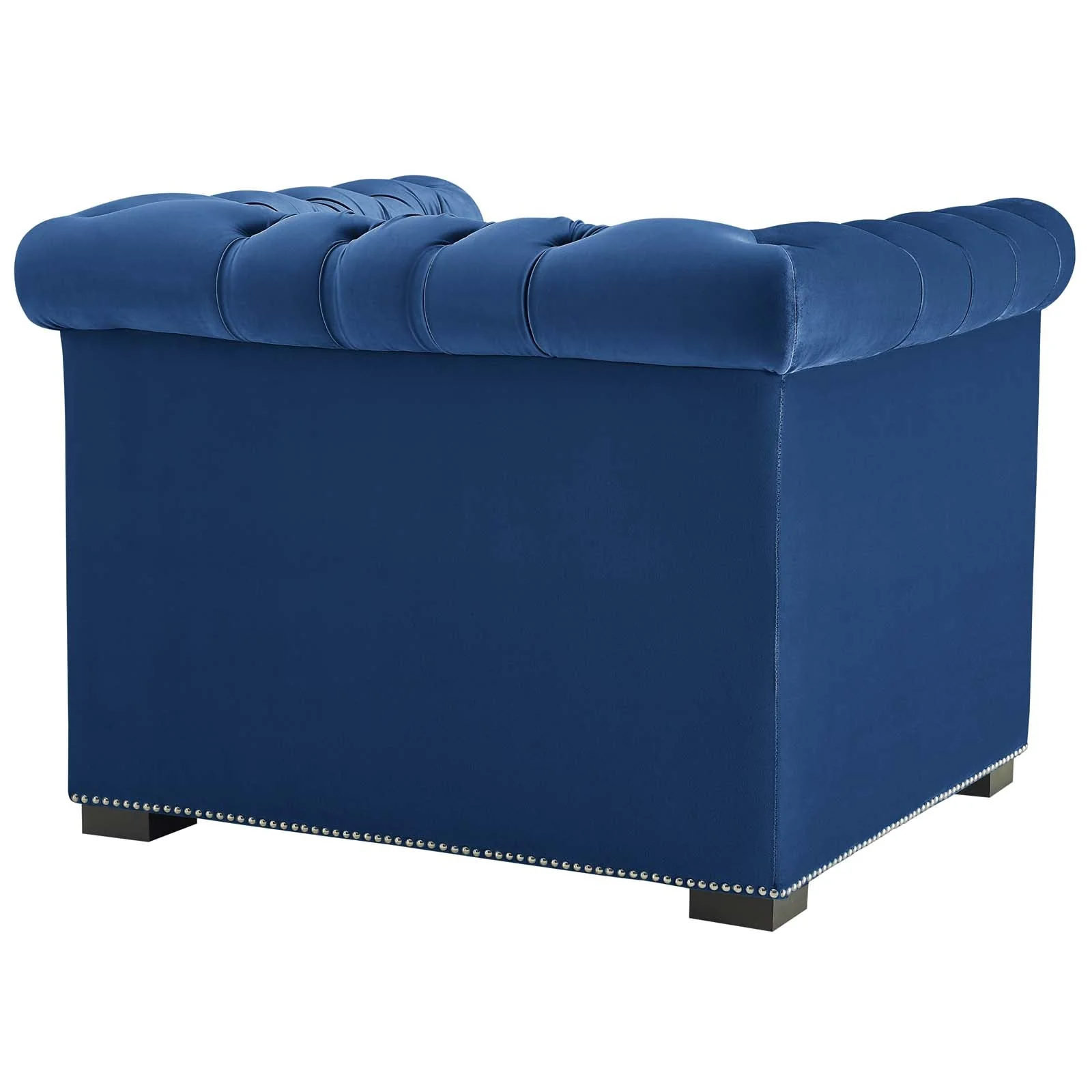 40 Inch Performance Velvet Button Tufted Chesterfield Armchair - Image 14