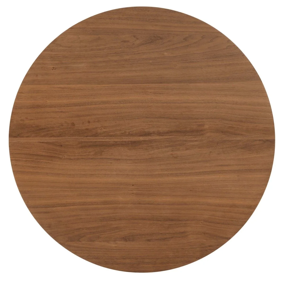 40 Inch Round Modern MDF Dining Table with Metal Pedestal Base - Image 2