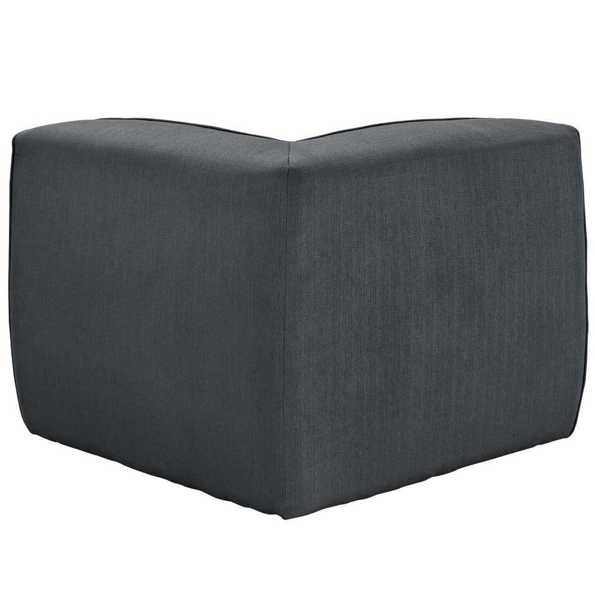 40-Inch Upholstered Fabric Corner Sectional Sofa - Image 7