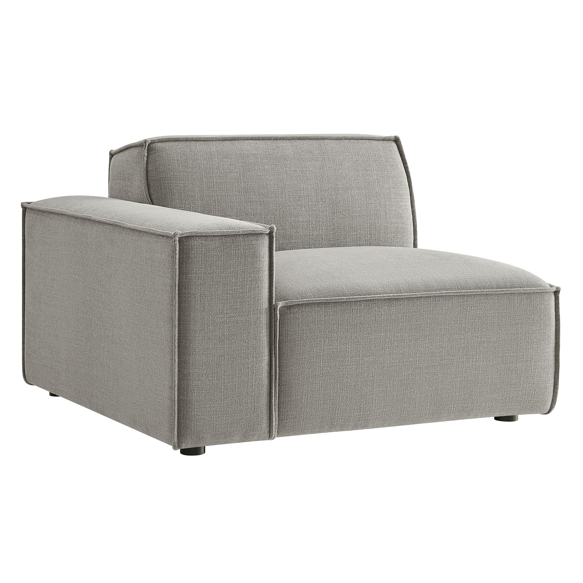 42 Inch Performance Fabric Left-Facing Modular Sectional Armchair - Image 8