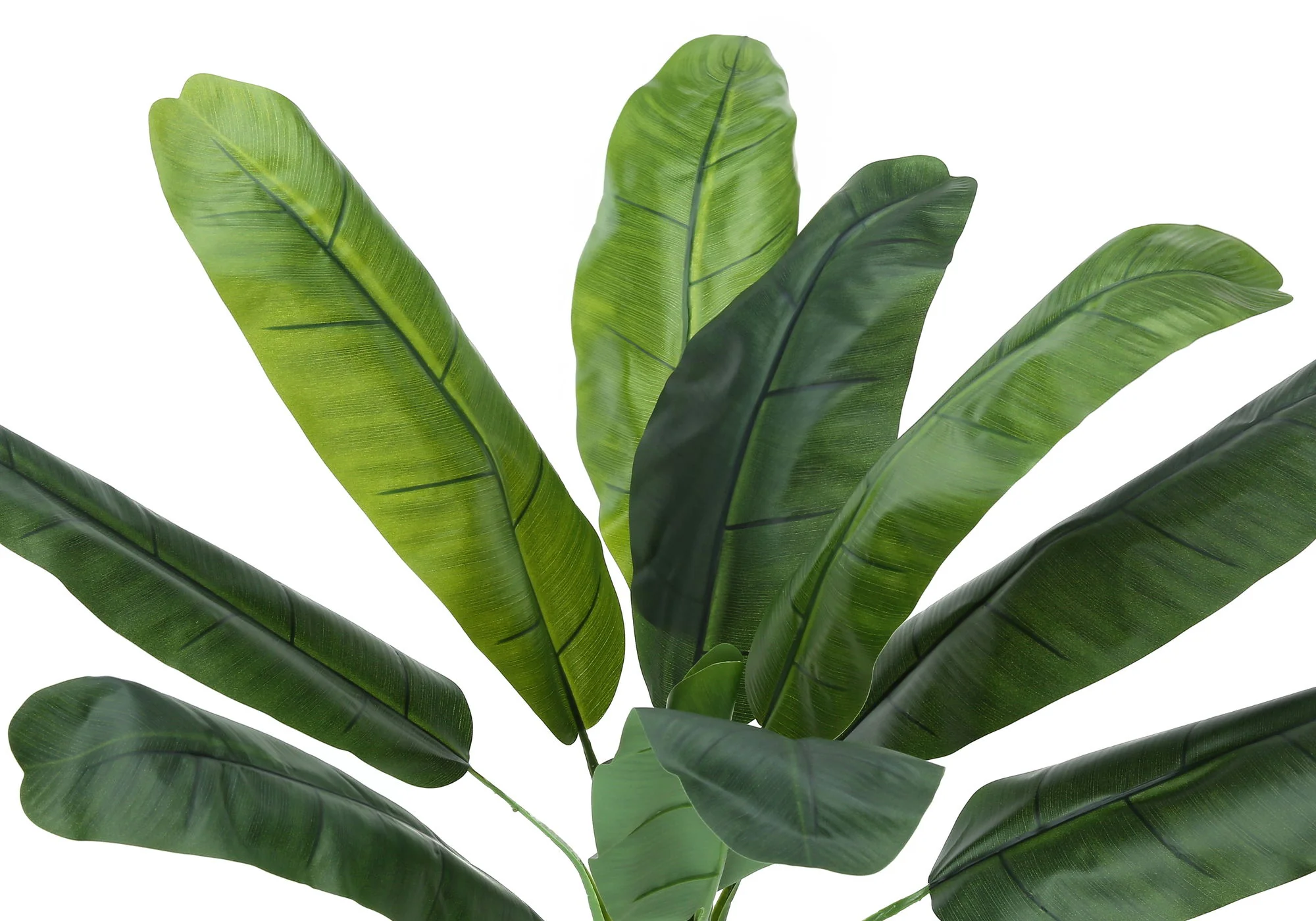 43" Tall, Artificial Plant, Banana Tree, Indoor, Faux, Fake, Floor, Greenery, Potted, Real Touch, Decorative - Green / Black - Image 4