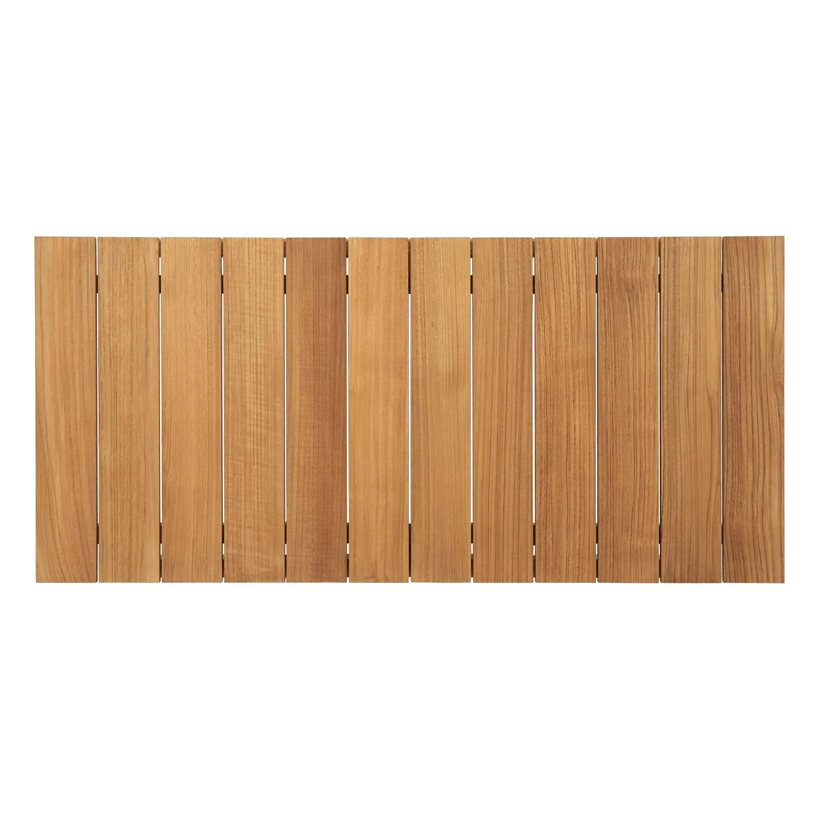 47" Natural Teak Wood Outdoor Patio Coffee Table - Image 3