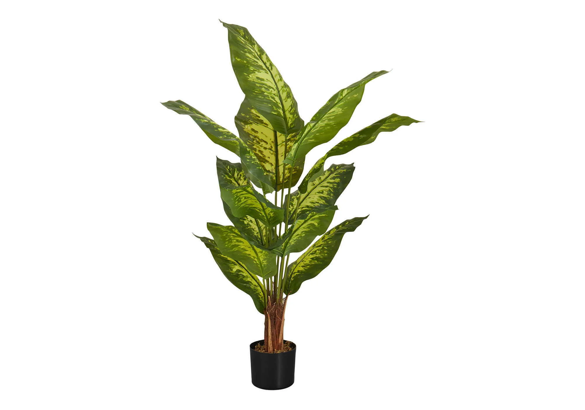47" Tall, Artificial Plant, Evergreen Tree, Indoor, Faux, Fake, Floor, Greenery, Potted, Real Touch, Decorative - Green / Black - Image 3
