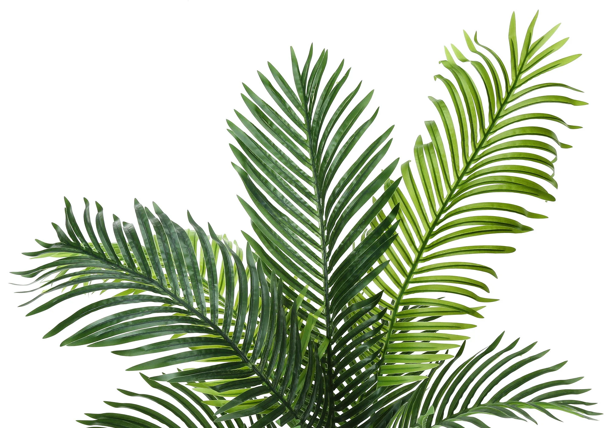 47" Tall, Artificial Plant, Palm Tree, Indoor, Faux, Fake, Floor, Greenery, Potted, Real Touch, Decorative - Green / Black - Image 5