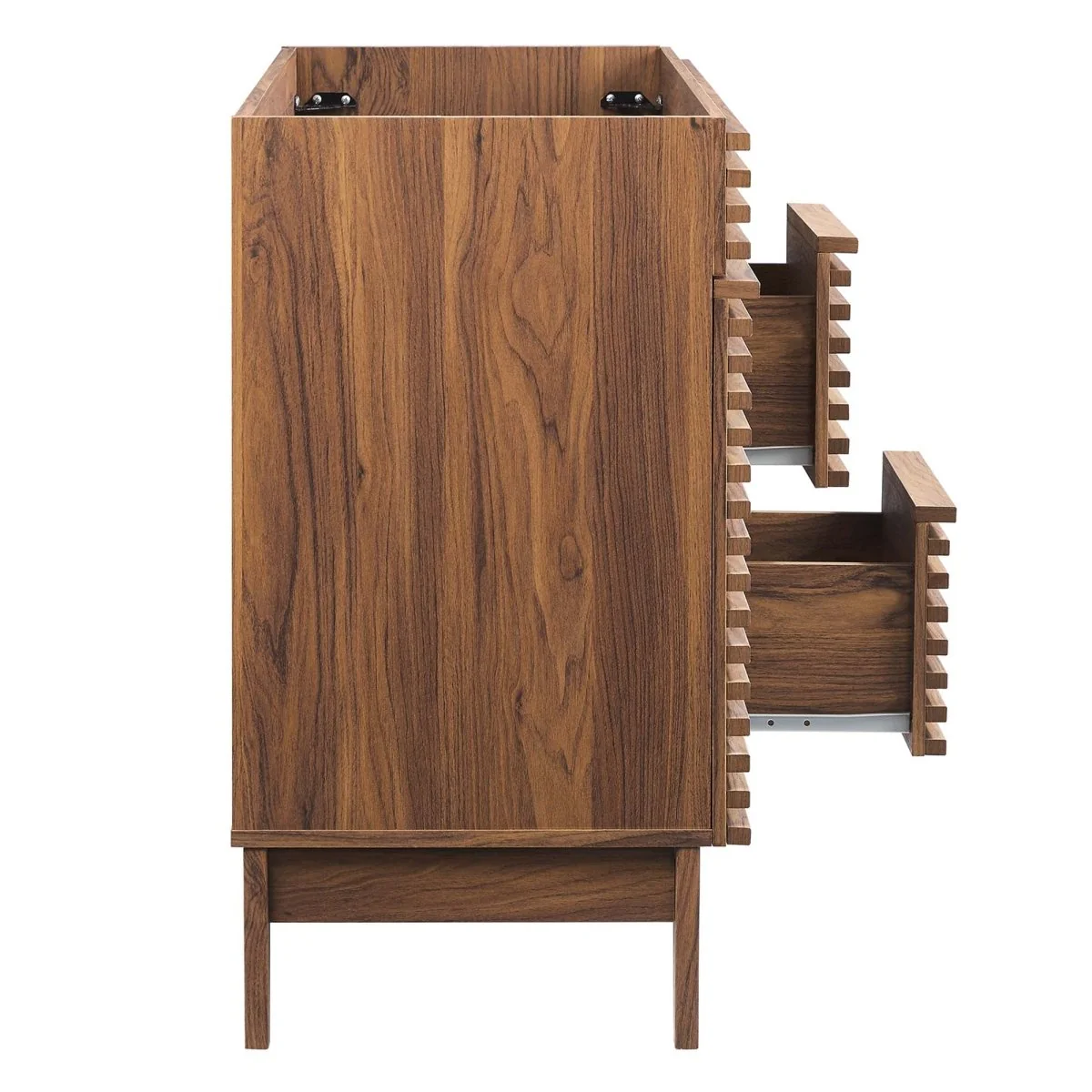 48" Mid-Century Bathroom Vanity Cabinet – Sink Compatible, Stylish Storage Cabinet - Image 100