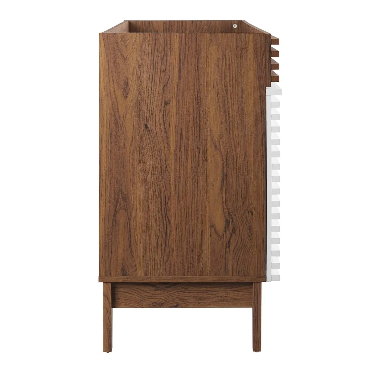 48" Mid-Century Bathroom Vanity Cabinet – Sink Compatible, Stylish Storage Cabinet - Image 13