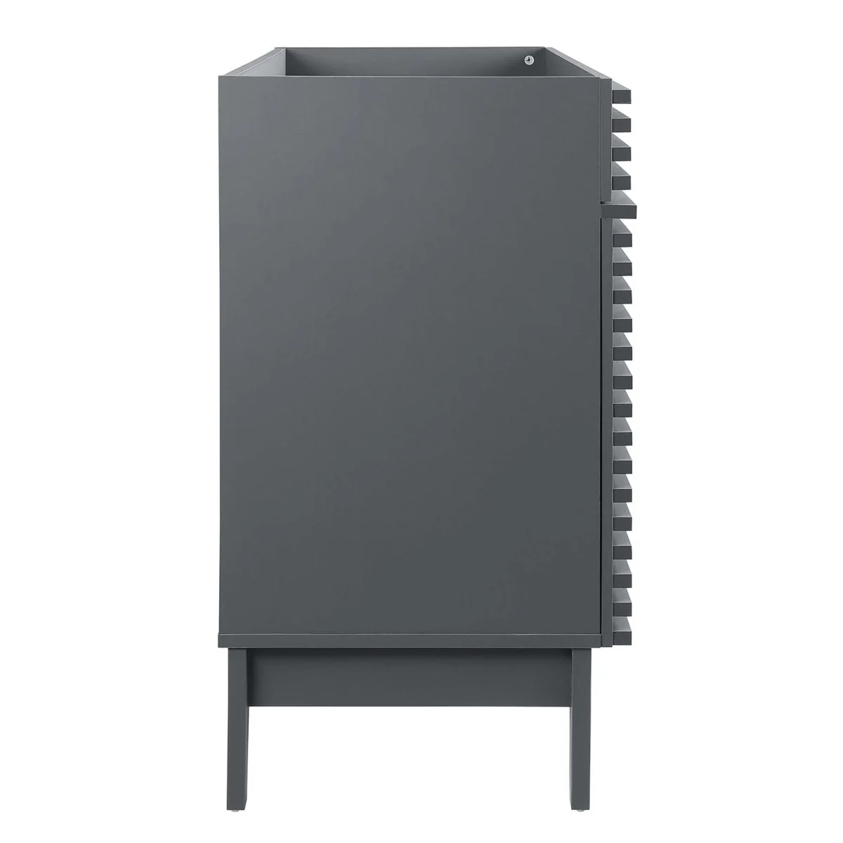 48" Mid-Century Bathroom Vanity Cabinet – Sink Compatible, Stylish Storage Cabinet - Image 31