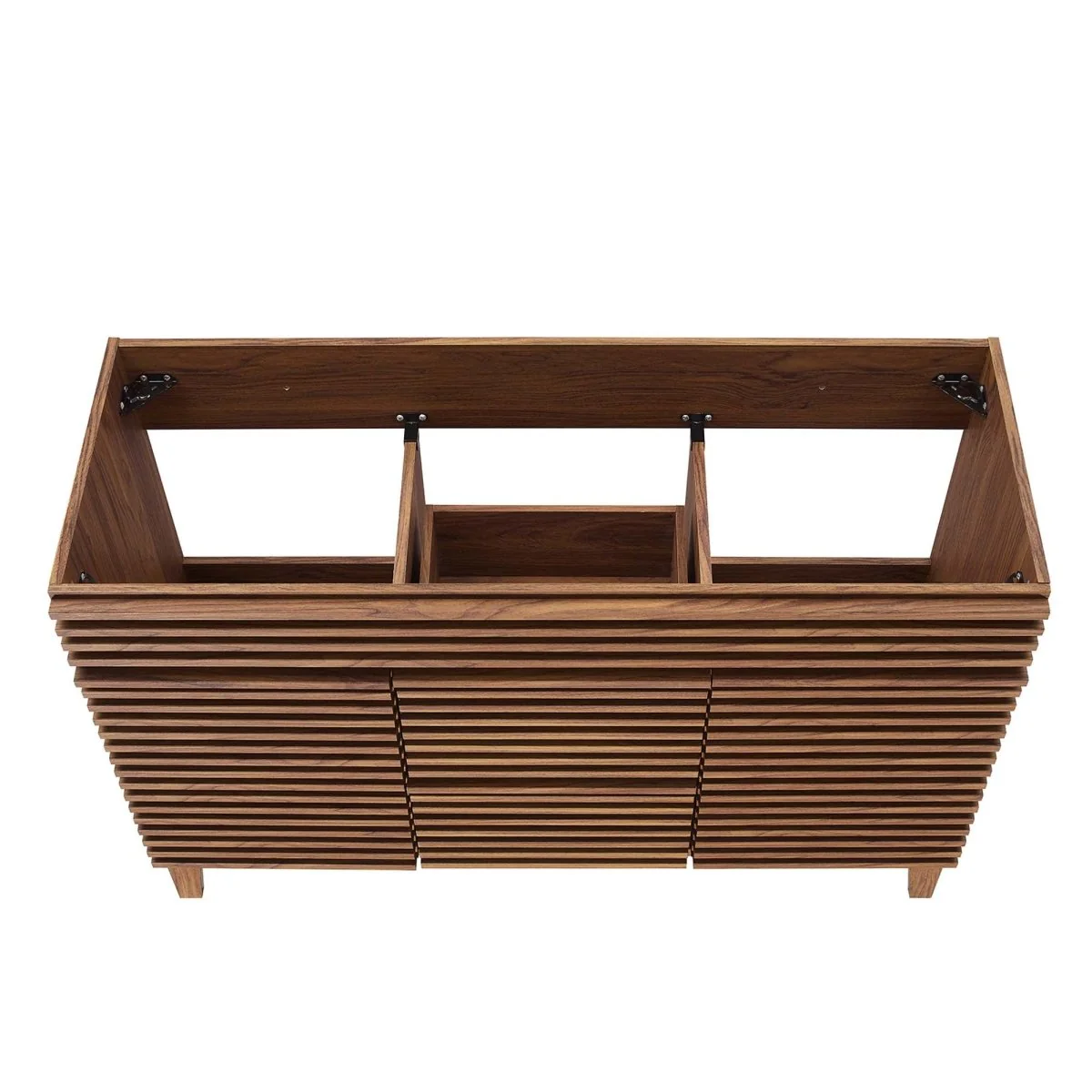 48" Mid-Century Bathroom Vanity Cabinet – Sink Compatible, Stylish Storage Cabinet - Image 98