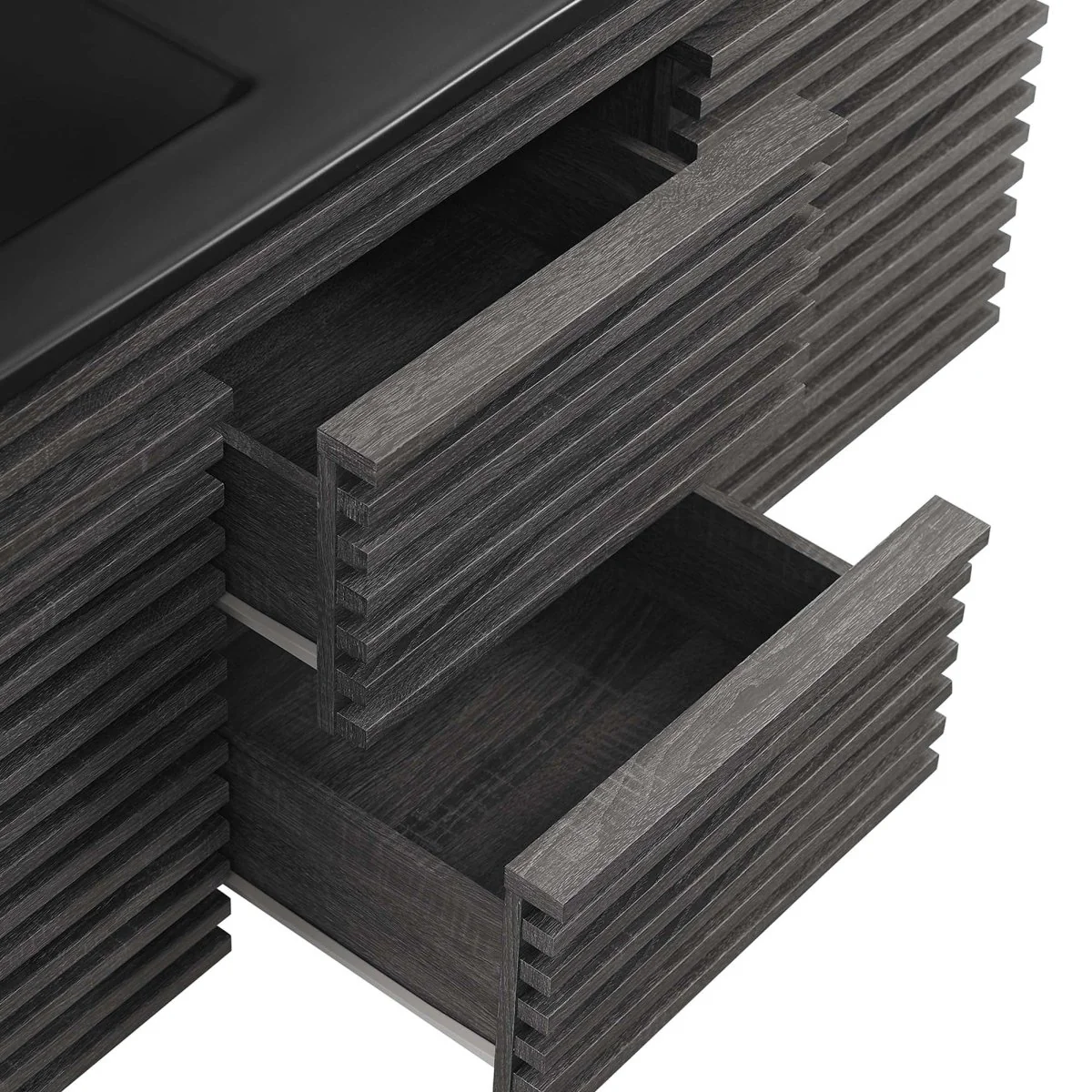 48" Wall-Mount Double Sink Bathroom Vanity — Modern Floating Design with Cabinet Storage - Image 8