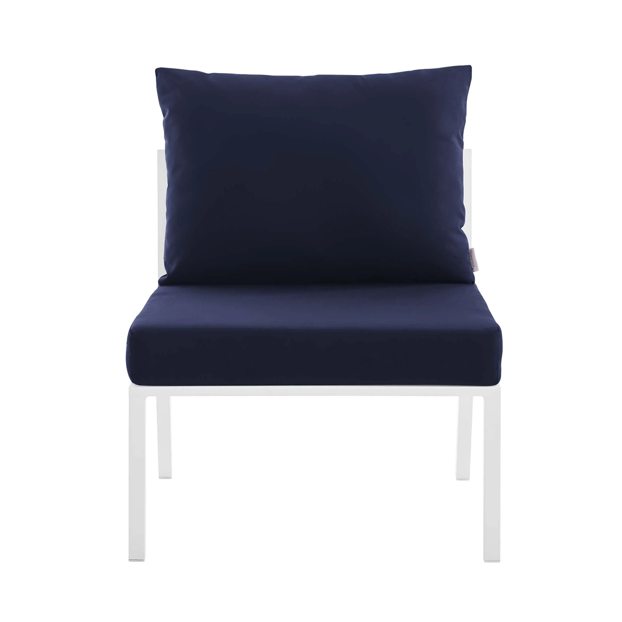 5-Piece Aluminum Outdoor Patio Sofa Set, Modular Sectional Seating with Cushions - Image 14