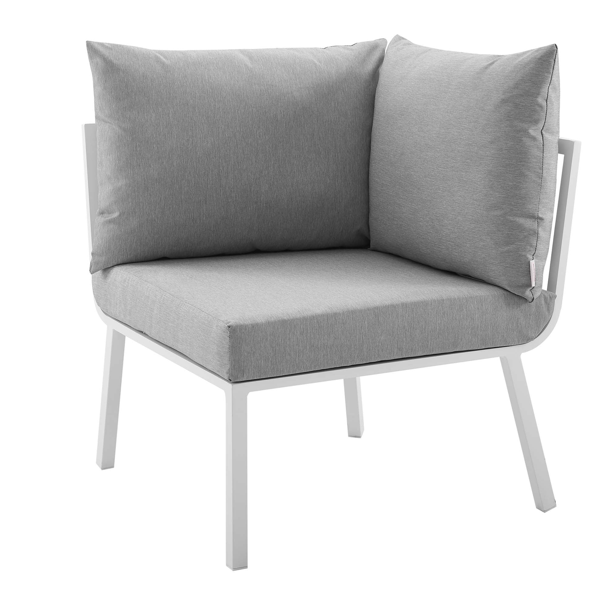 5-Piece Aluminum Outdoor Patio Sofa Set, Modular Sectional Seating with Cushions - Image 29