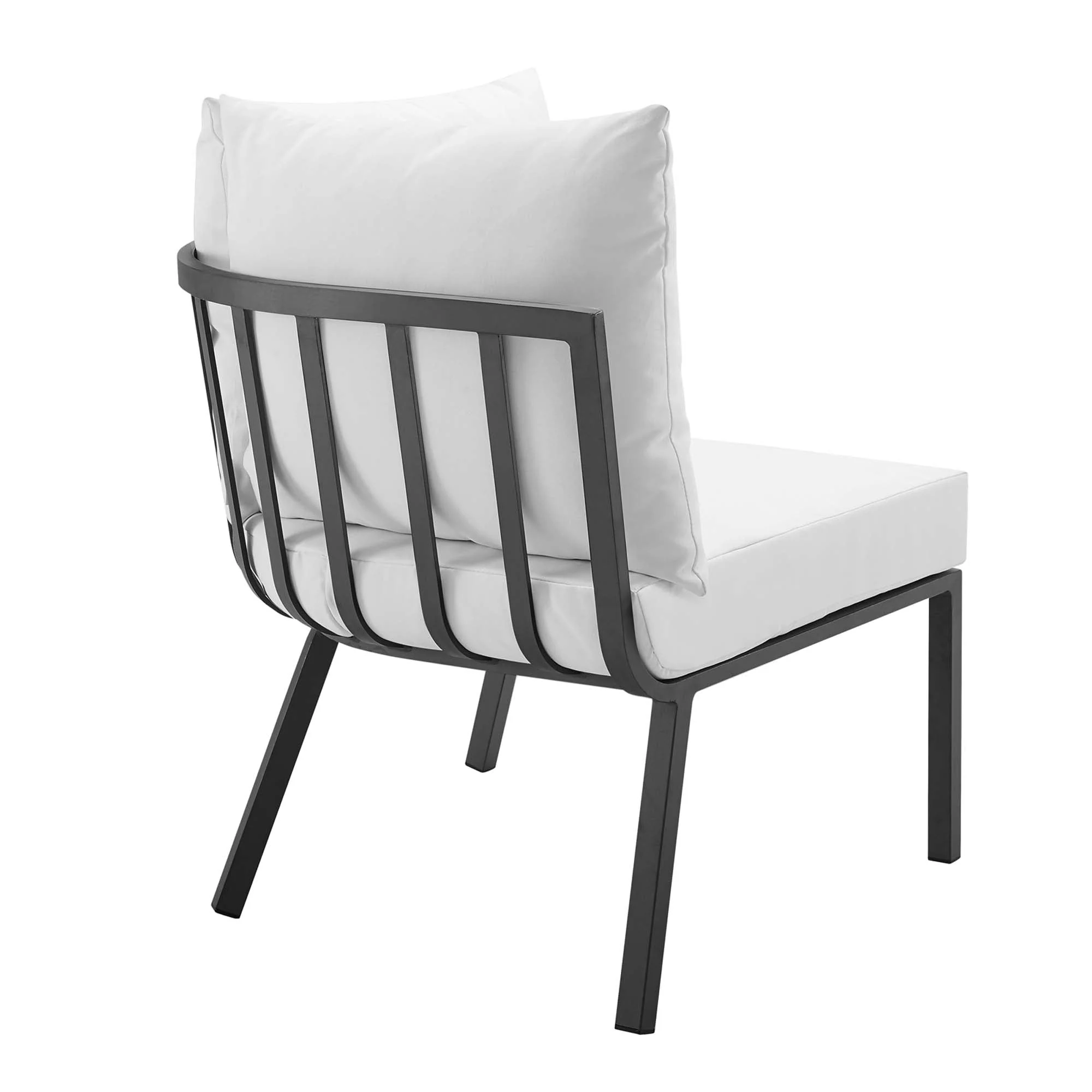 5-Piece Aluminum Outdoor Patio Sofa Set, Modular Sectional Seating with Cushions - Image 42