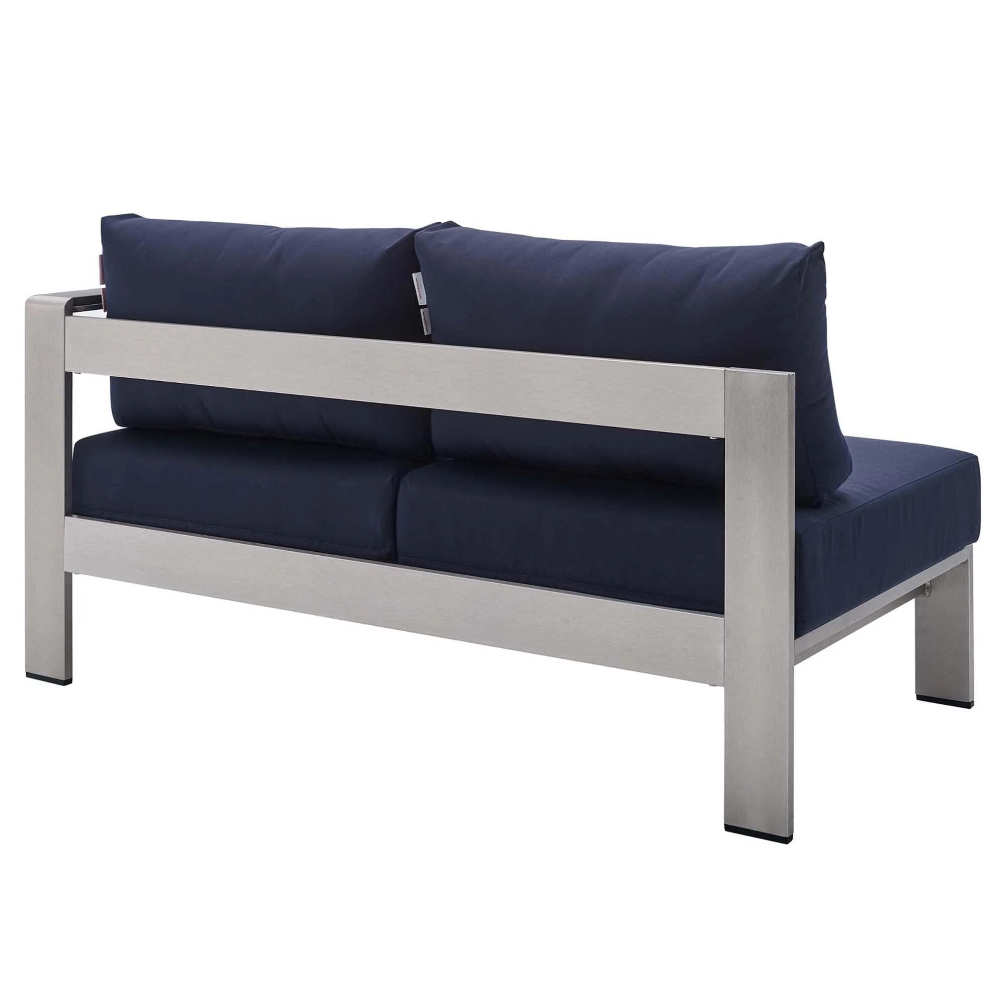 5-Piece Aluminum Outdoor Sectional Sofa Set with Sunbrella Fabric, Weather-Resistant - Image 11