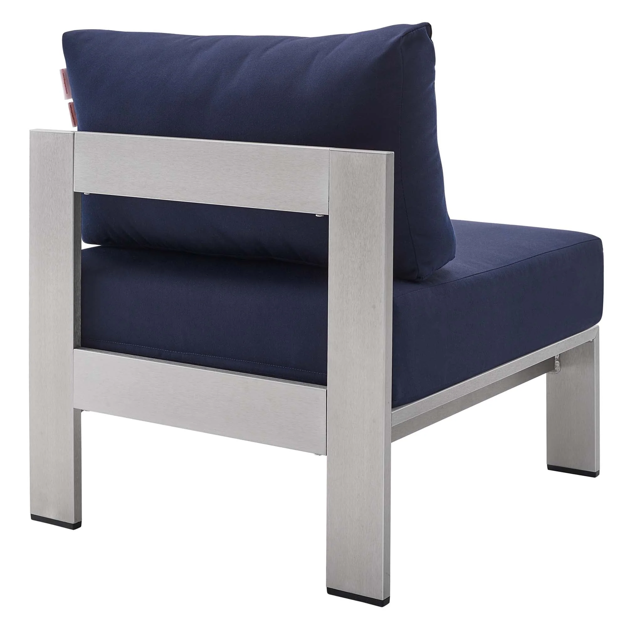 5-Piece Aluminum Outdoor Sectional Sofa Set with Sunbrella Fabric, Weather-Resistant - Image 12