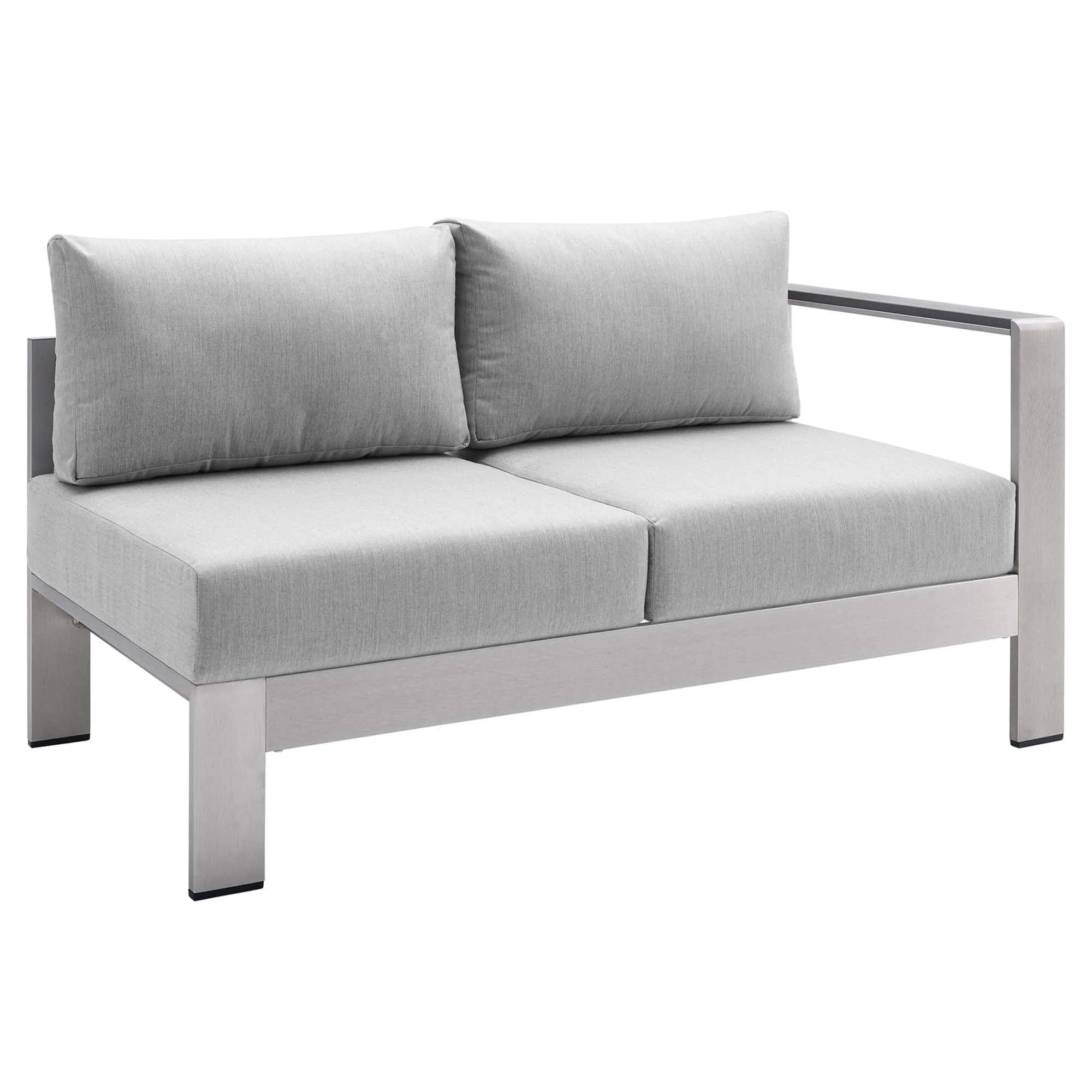 5-Piece Aluminum Outdoor Sectional Sofa Set with Sunbrella Fabric, Weather-Resistant - Image 21