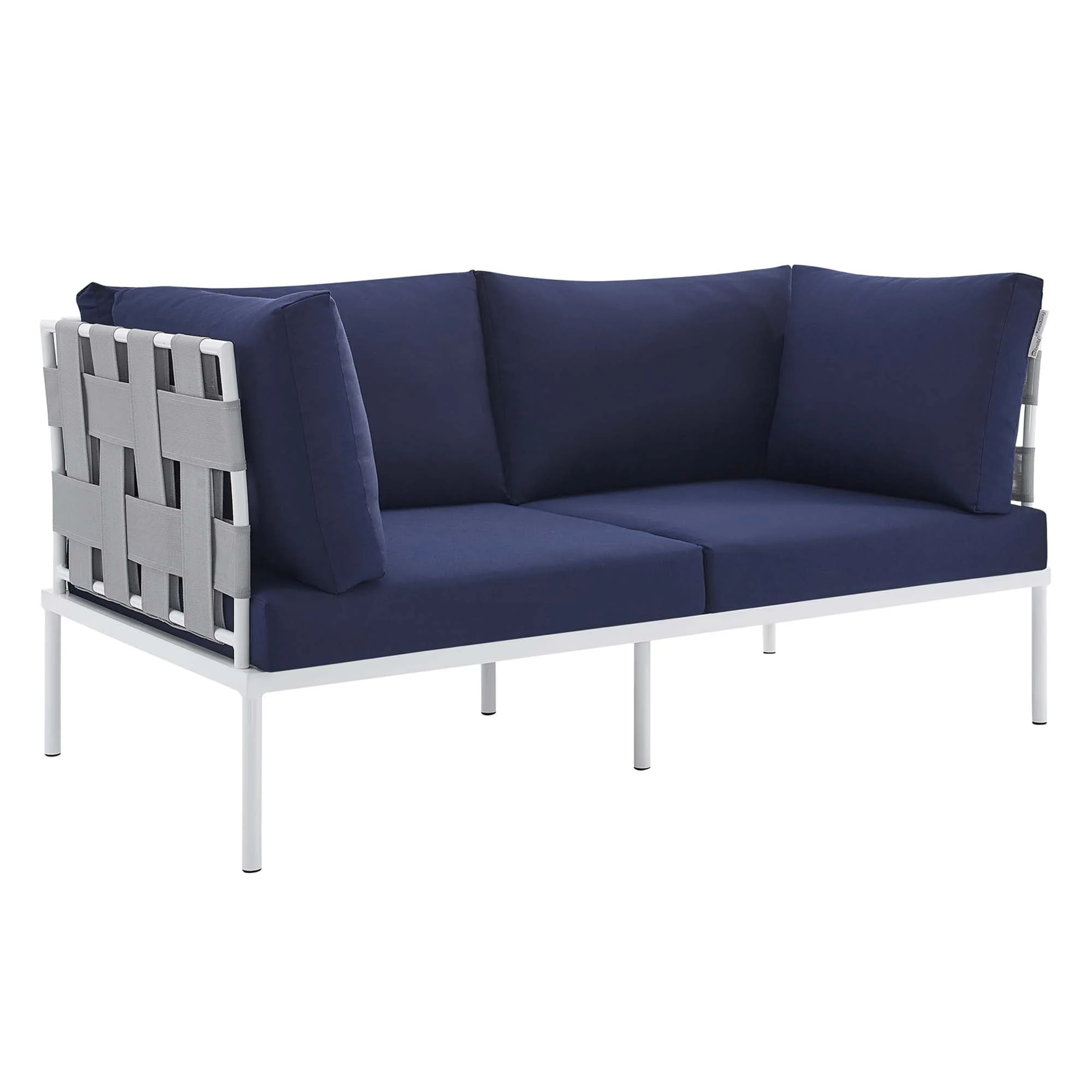 5-Piece Aluminum Patio Furniture Set with Sunbrella Cushions for Outdoor Living - Image 4