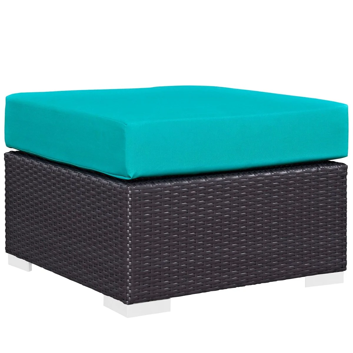 5-Piece Outdoor Patio Rattan Aluminum Sectional Sofa Set - Image 18