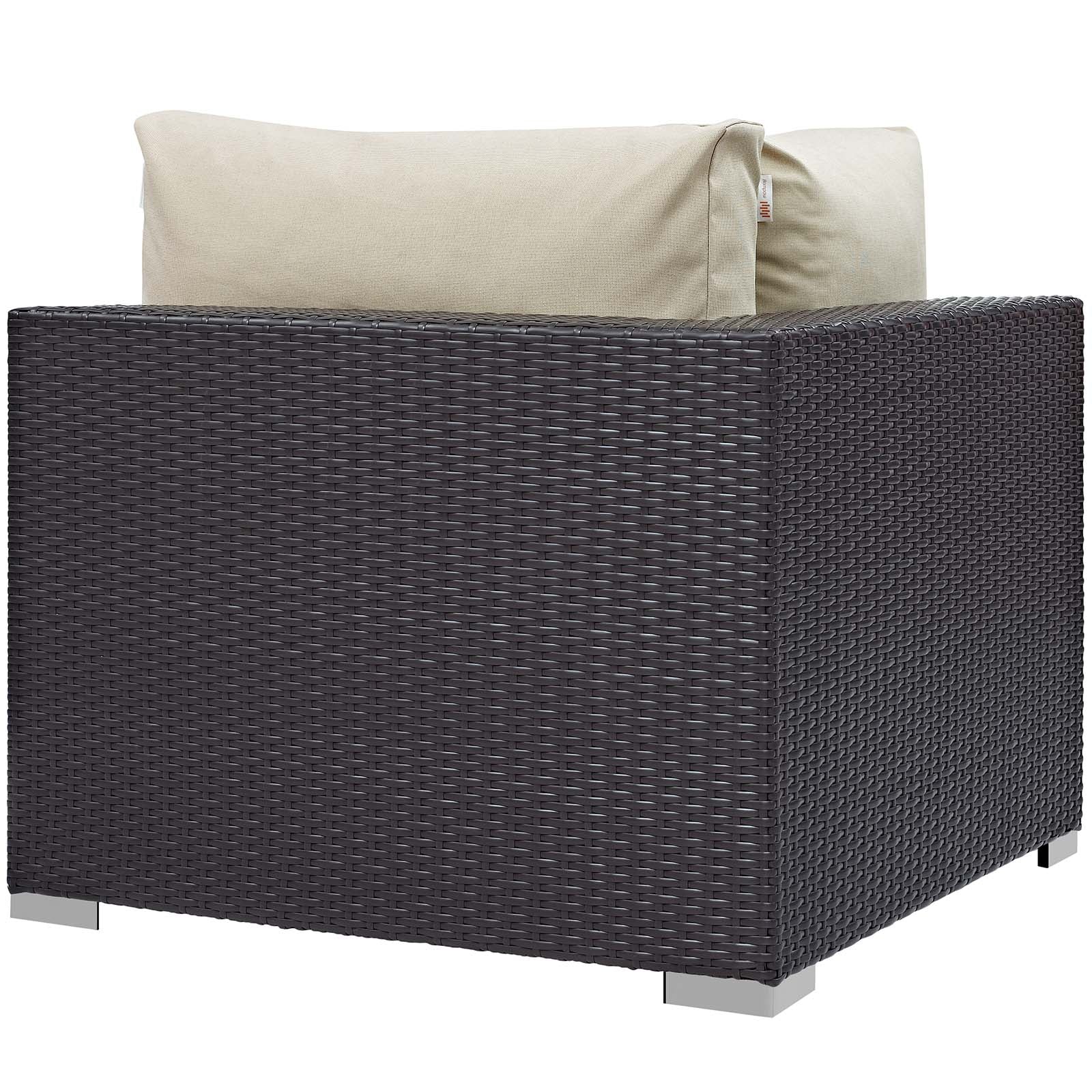 5-Piece Wicker Outdoor Patio Seating Set with Fire Pit for Garden, Deck and Backyard - Image 34