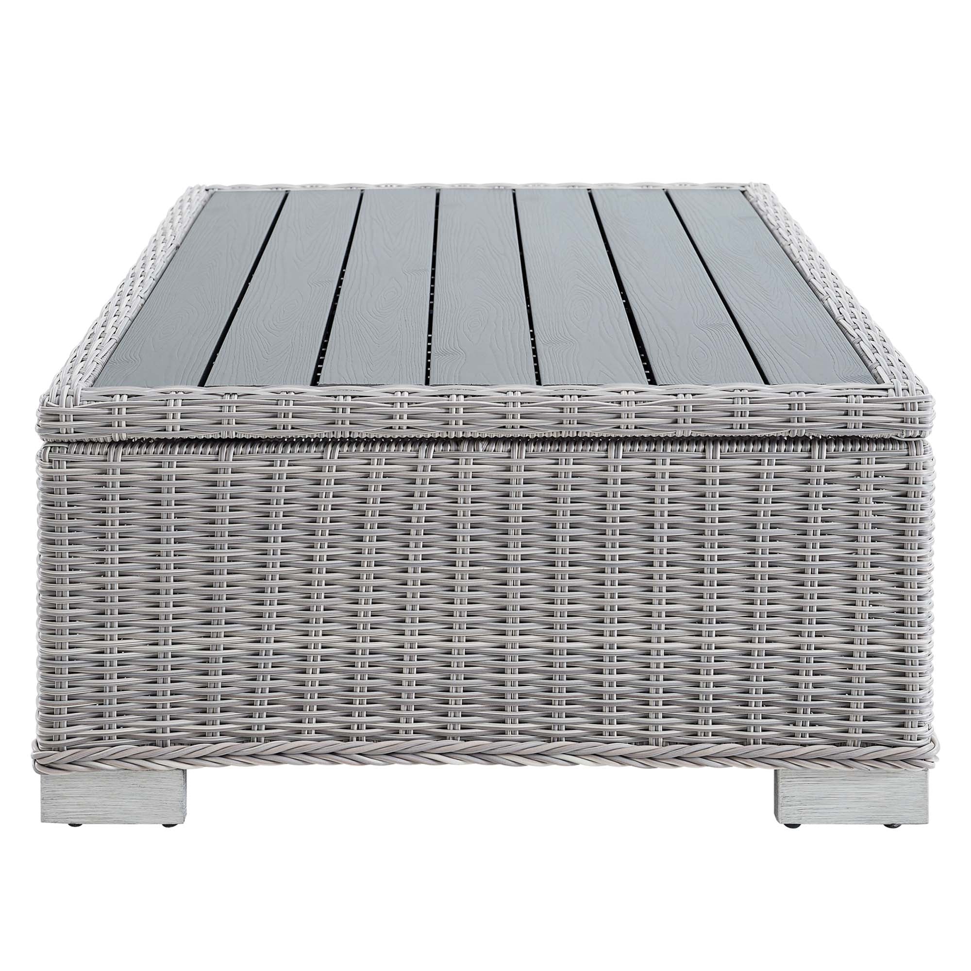5-Piece Wicker Rattan Outdoor Patio Furniture Set with Sofa, Chairs and Table - Image 15
