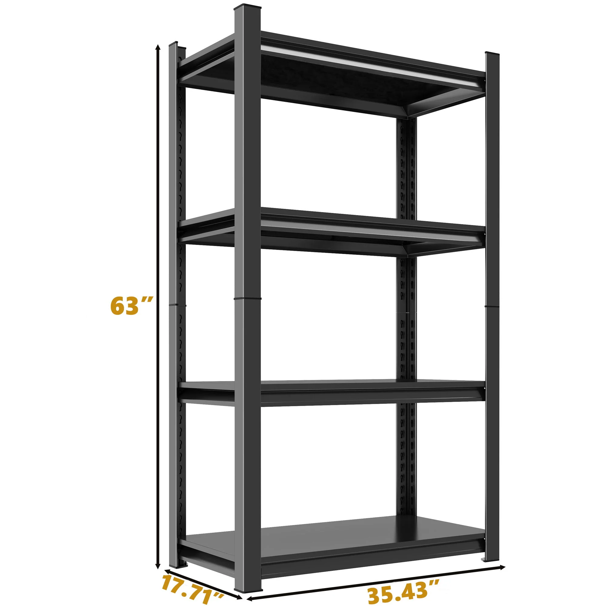 5 Tier Heavy Duty Shelving Unit Adjustable Shelving Units - Image 13